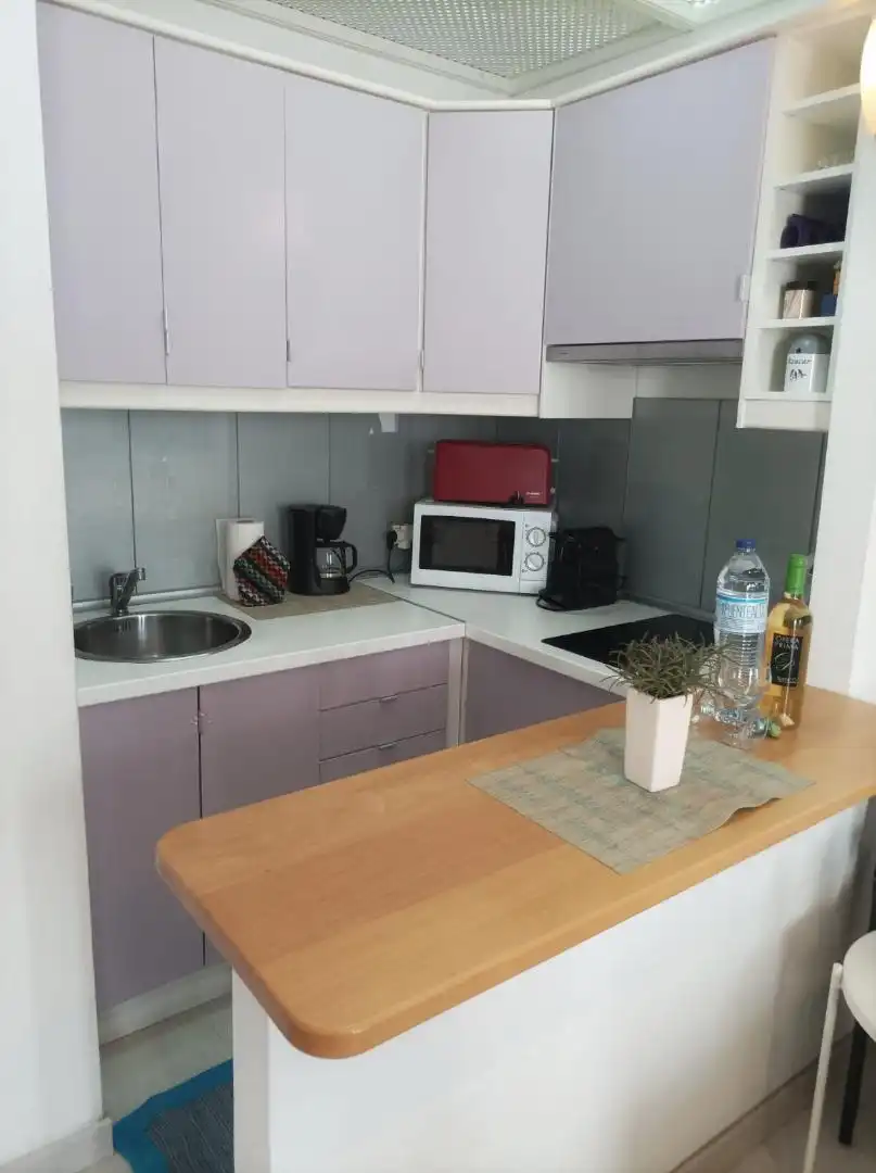Küche von Wohnung zur Miete in Adeje mit Parkett, Schwimmbad und Möbliert