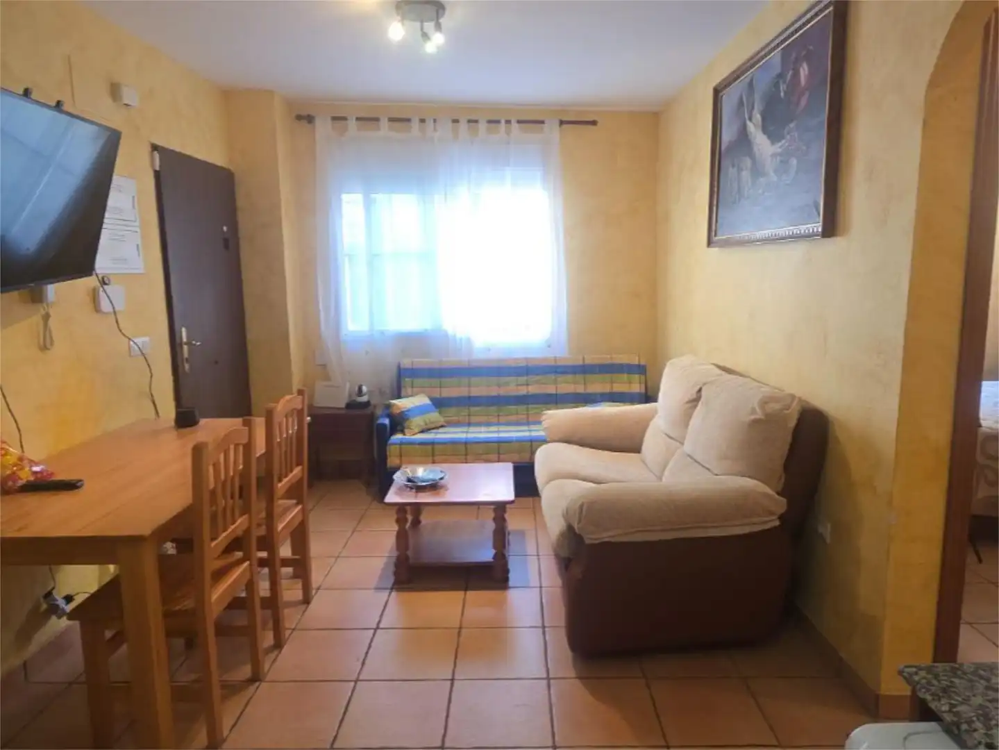 Wohnzimmer von Wohnung zum Verkauf in Matet mit Klimaanlage, Abstellraum und Möbliert