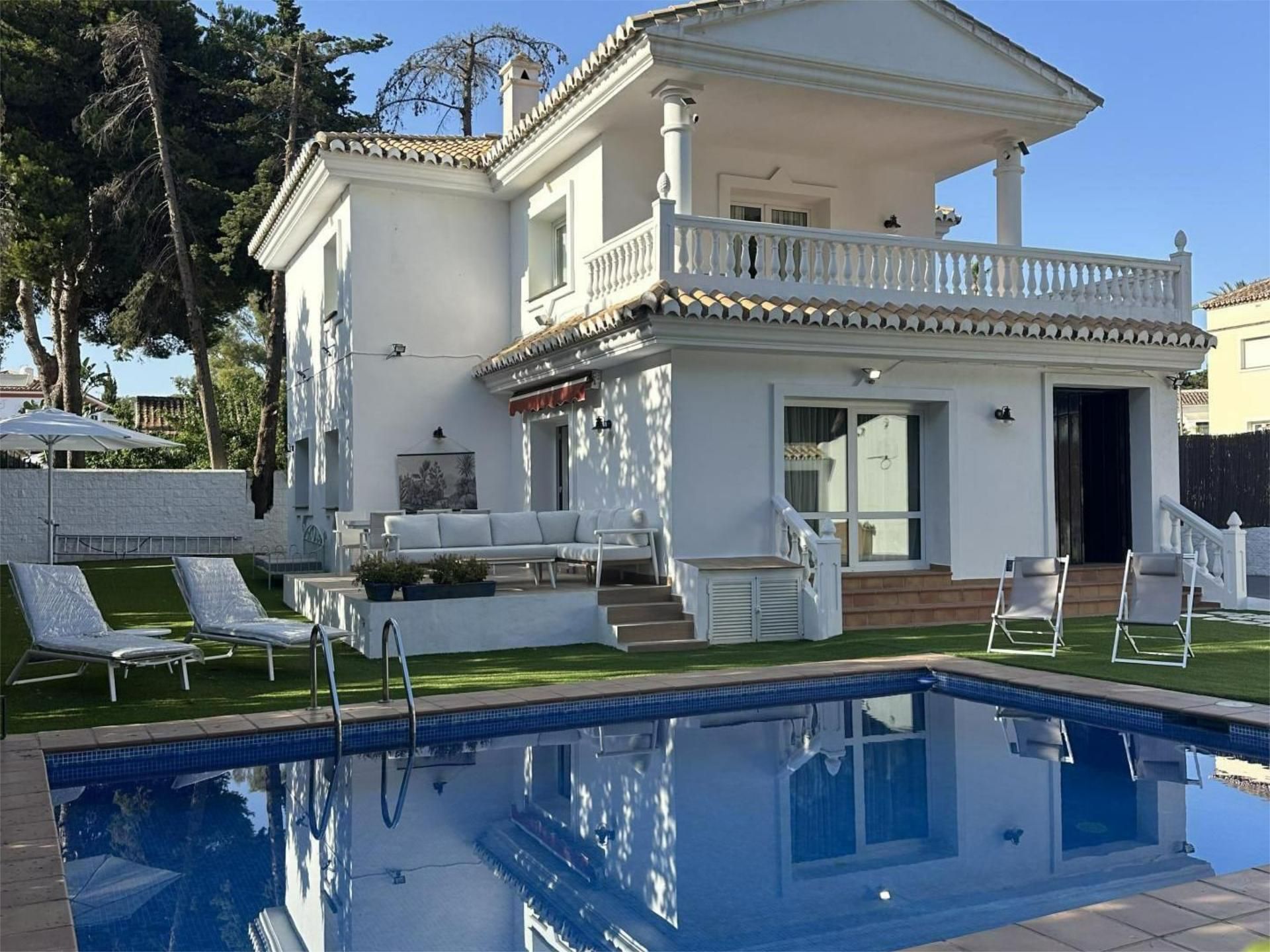 Garden of Flat for sale in Marbella  with Air Conditioner, Terrace and Swimming Pool