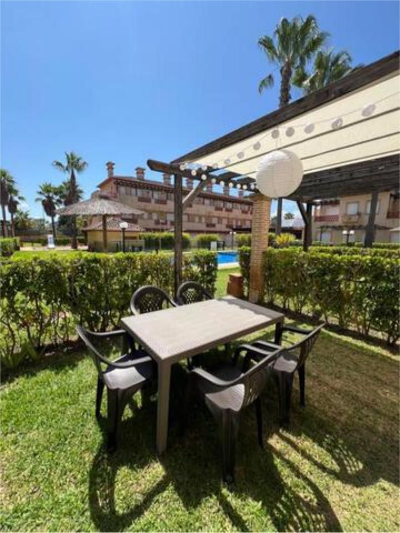 Terrassa de Apartament de lloguer en Oliva amb Terrassa i Piscina