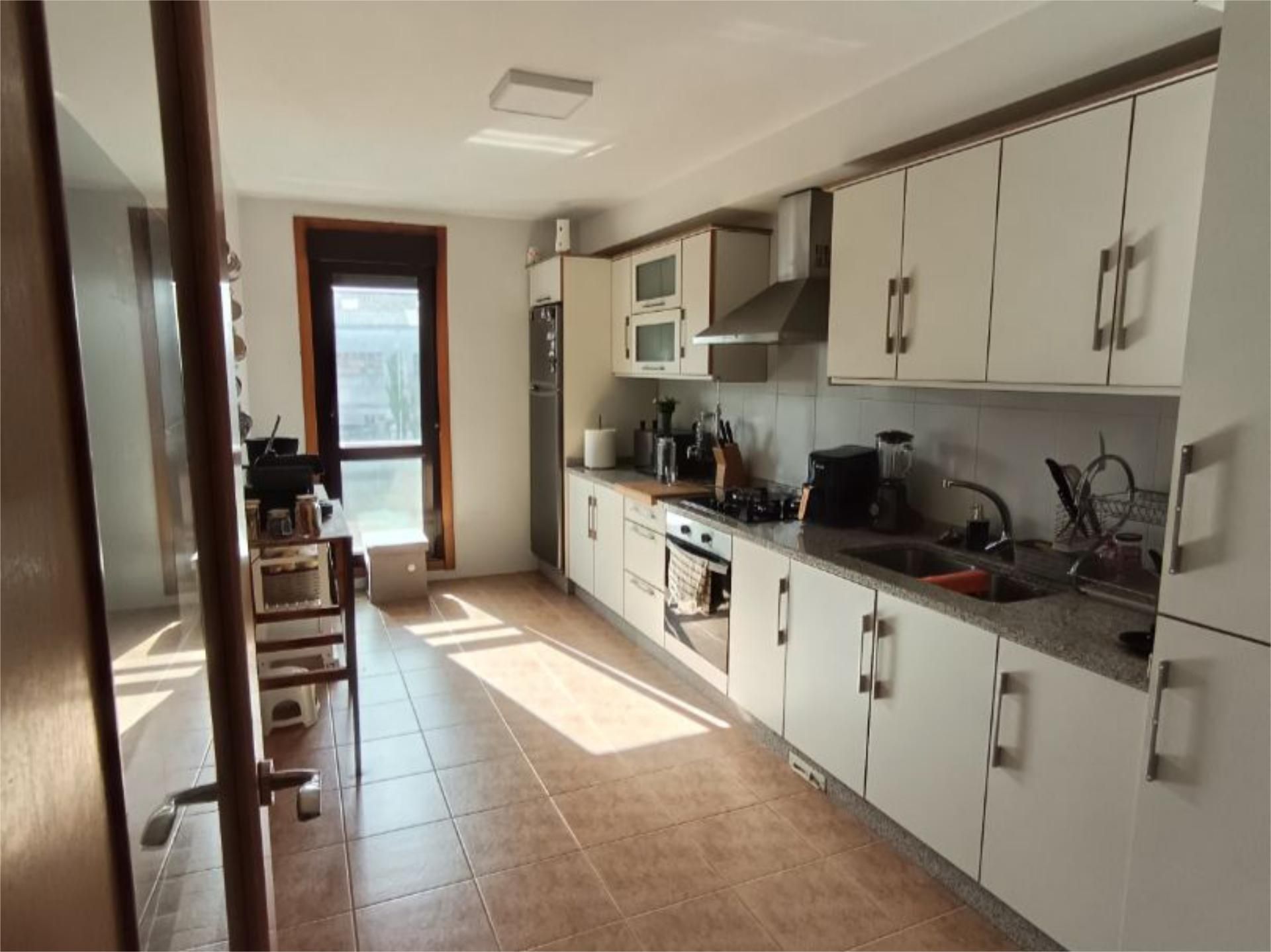 Kitchen of Flat for sale in Lalín  with Heating, Parquet flooring and Storage room