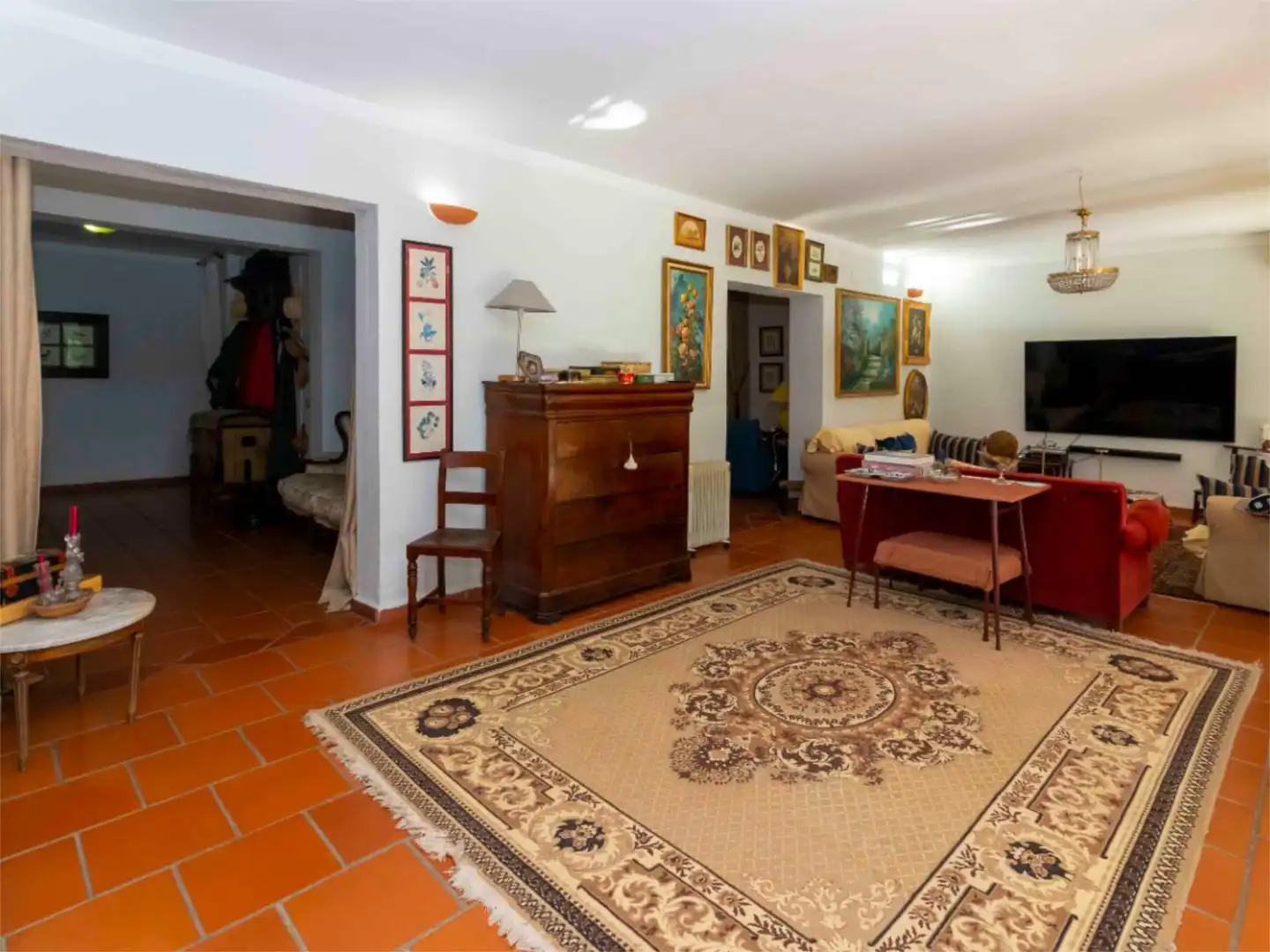 Casa o xalet en venda a Carretera de Sevilla, 9, Carretera de Sevilla - Los Montitos Sala d'estar de Casa o xalet en venda en Badajoz amb Aire condicionat, Calefacció i Jardí privat