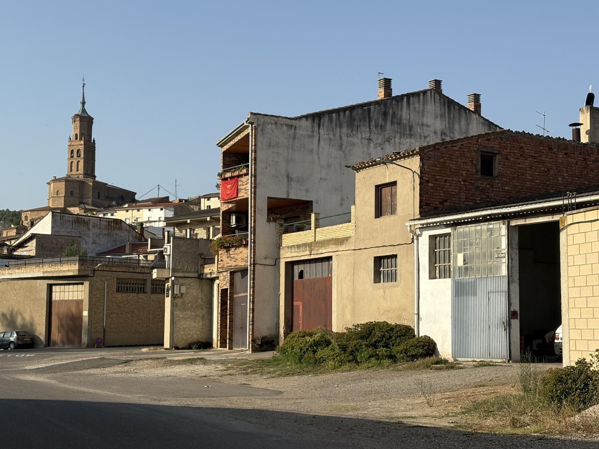 Vista exterior de Terreno en venta en Funes