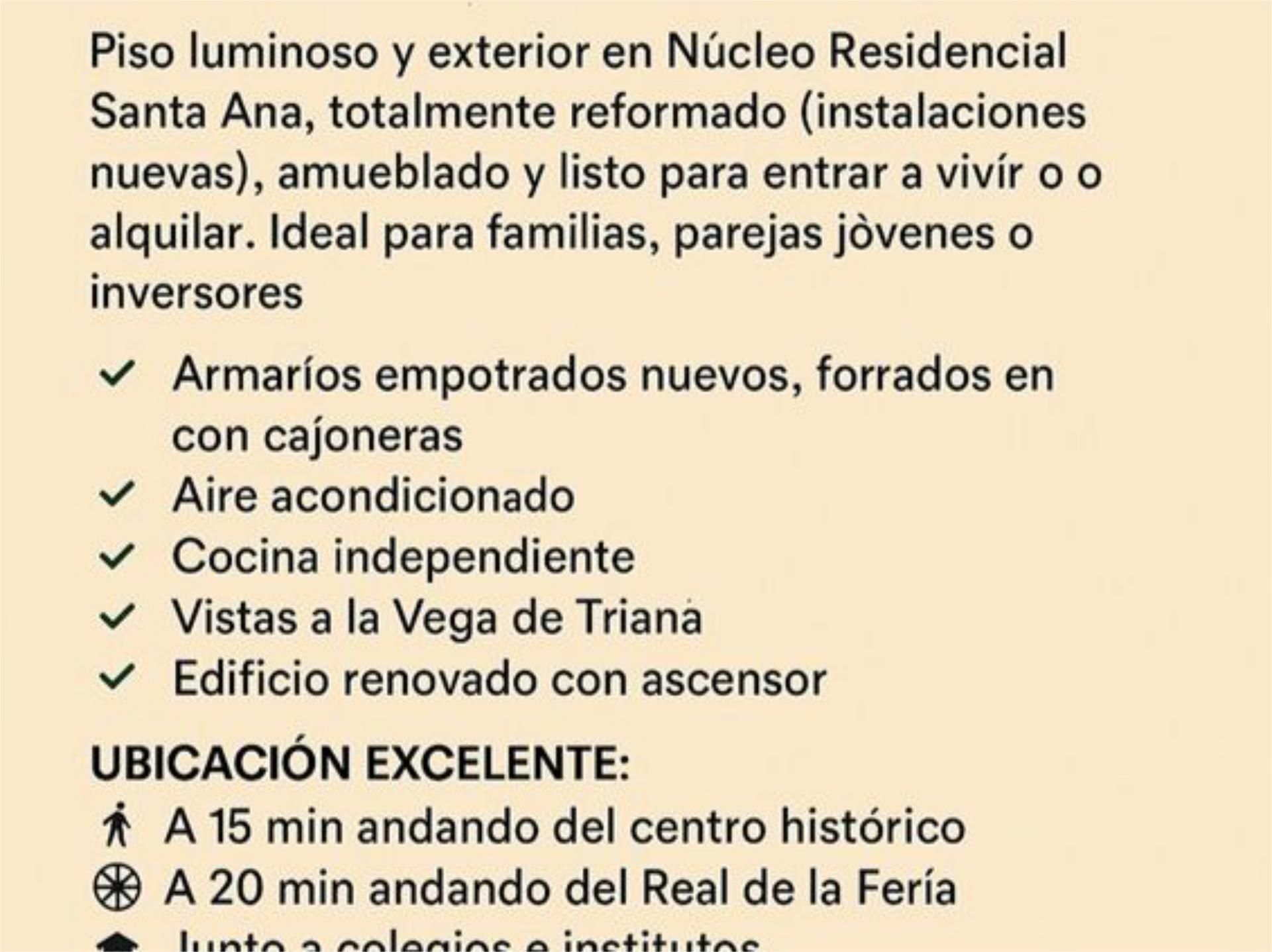 Piso en venta en  Sevilla Capital con Aire acondicionado