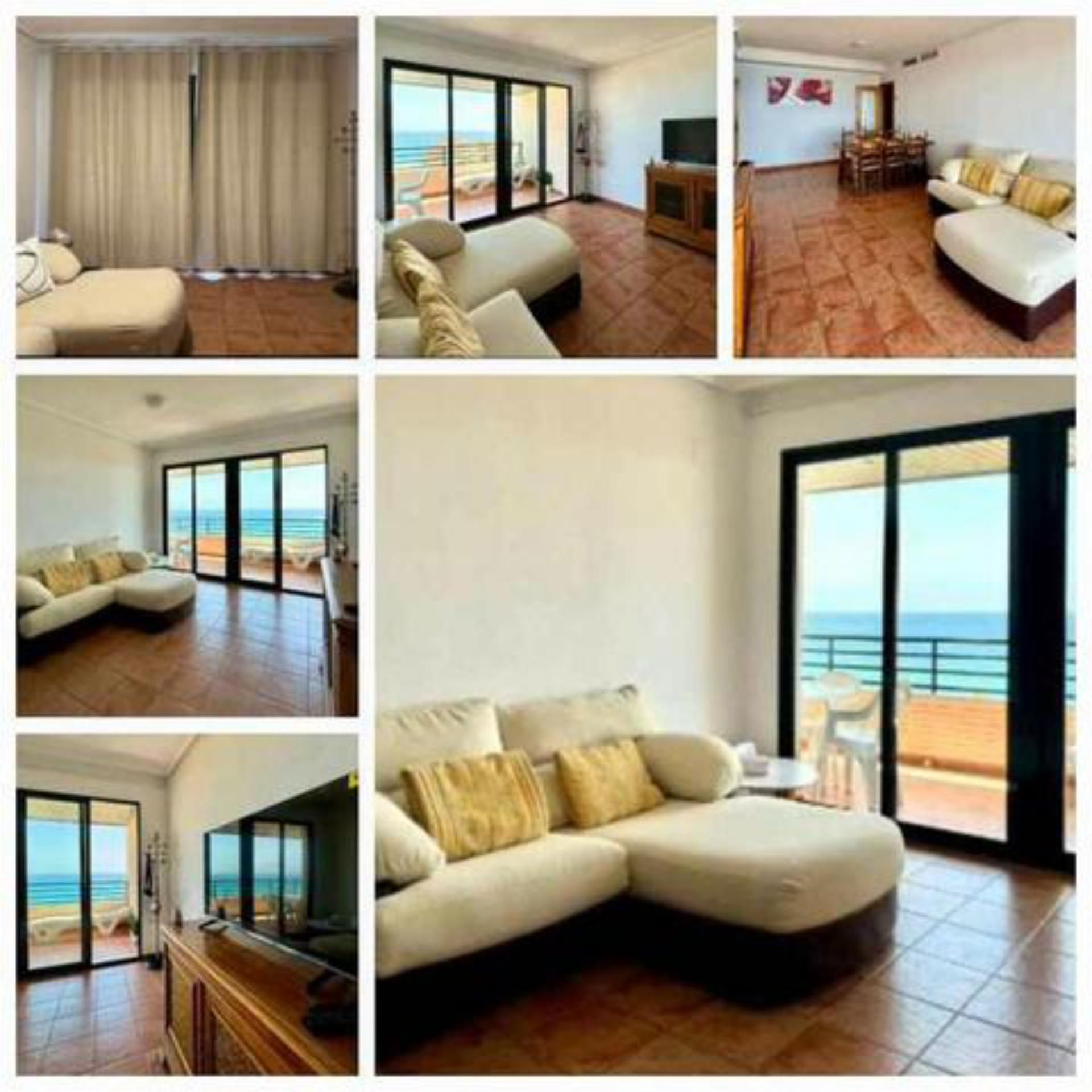 Sala d'estar de Apartament de lloguer en Villajoyosa / La Vila Joiosa amb Jardí privat, Terrassa i Piscina