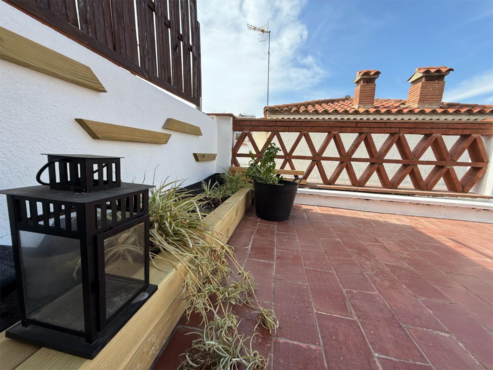 Terrace of Flat to rent in Blanes  with Air Conditioner, Heating and Terrace