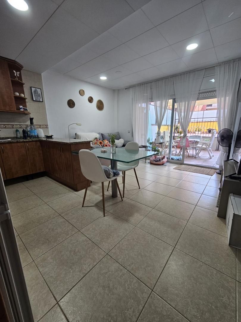 Dining room of Flat to rent in Malgrat de Mar  with Heating, Parquet flooring and Terrace