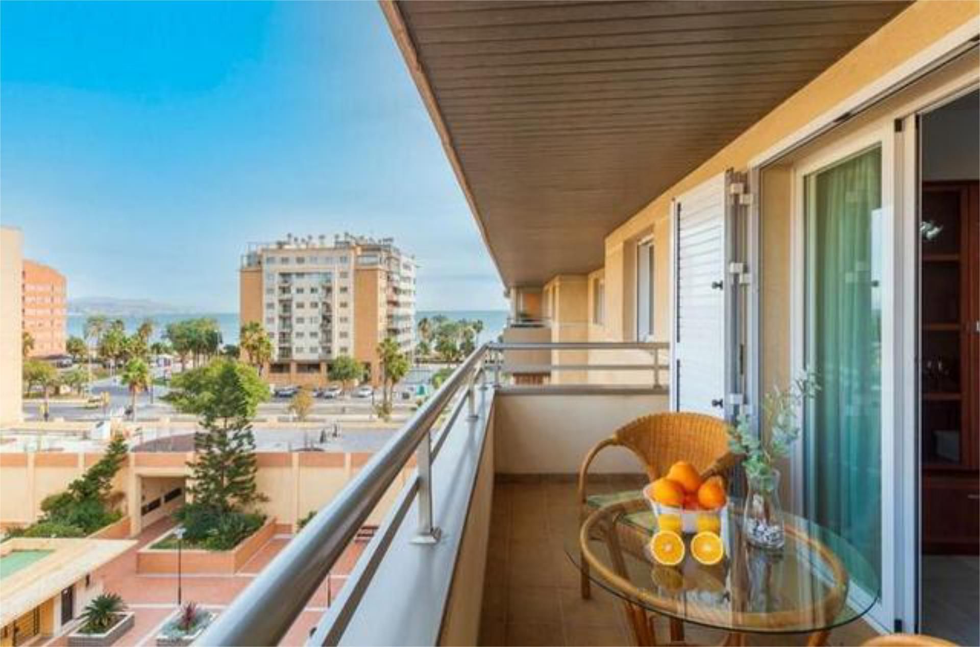 Balcony of Flat to rent in Málaga Capital  with Heating, Private garden and Terrace