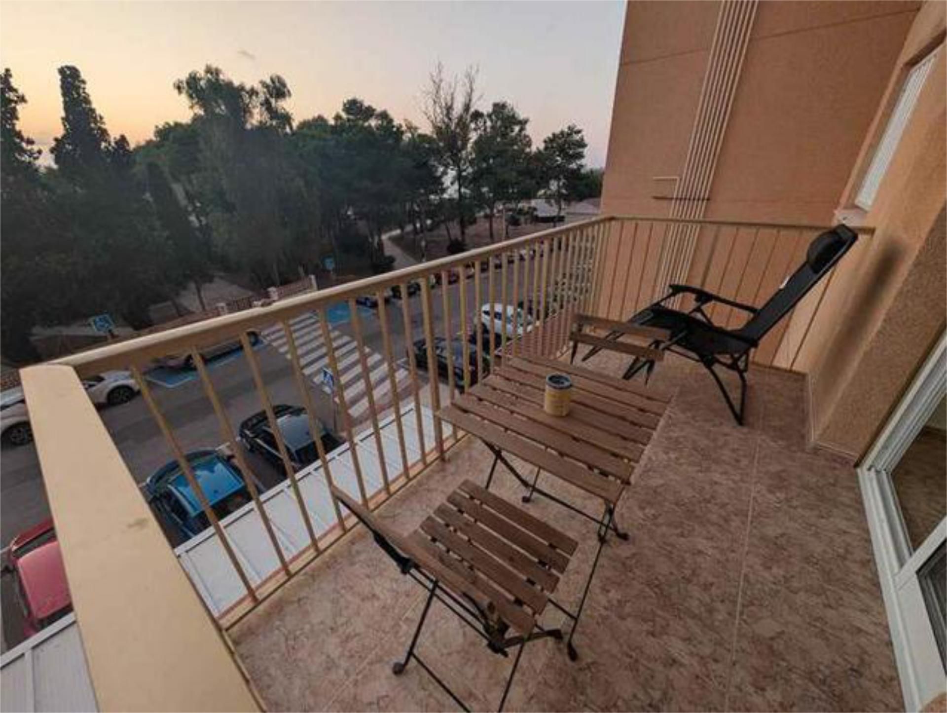 Terrassa de Apartament de lloguer en Cartagena amb Terrassa i Moblat