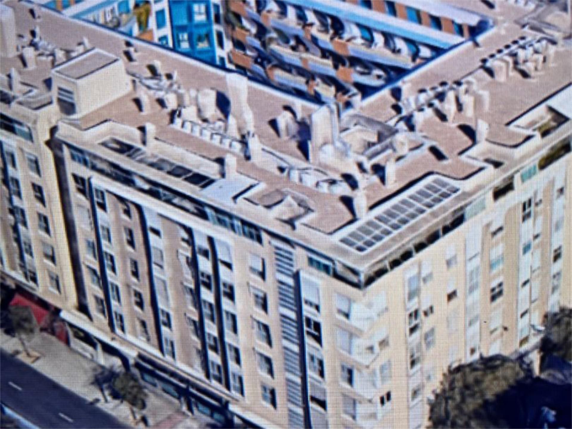 Exterior view of Flat for sale in  Madrid Capital  with Air Conditioner and Swimming Pool