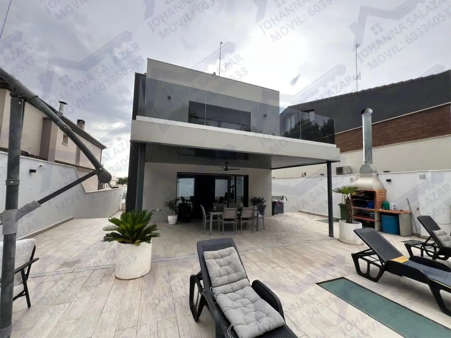Terrace of Houses for sale in  Albacete Capital  with Terrace, Swimming Pool and Balcony