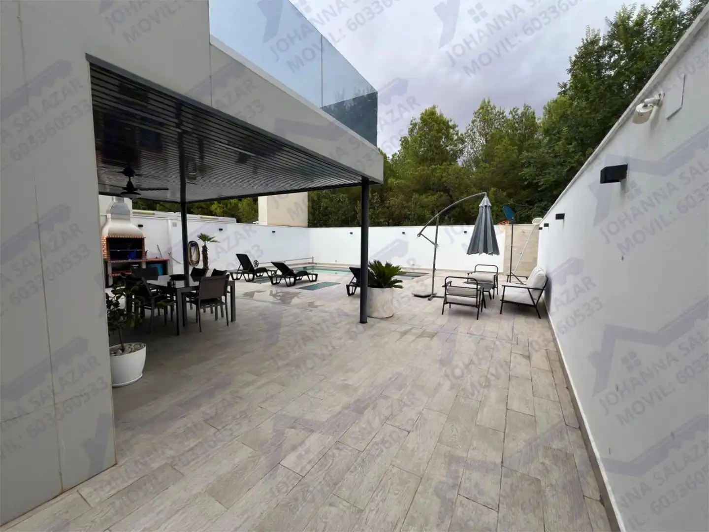 Terrace of Houses for sale in  Albacete Capital  with Terrace, Swimming Pool and Balcony