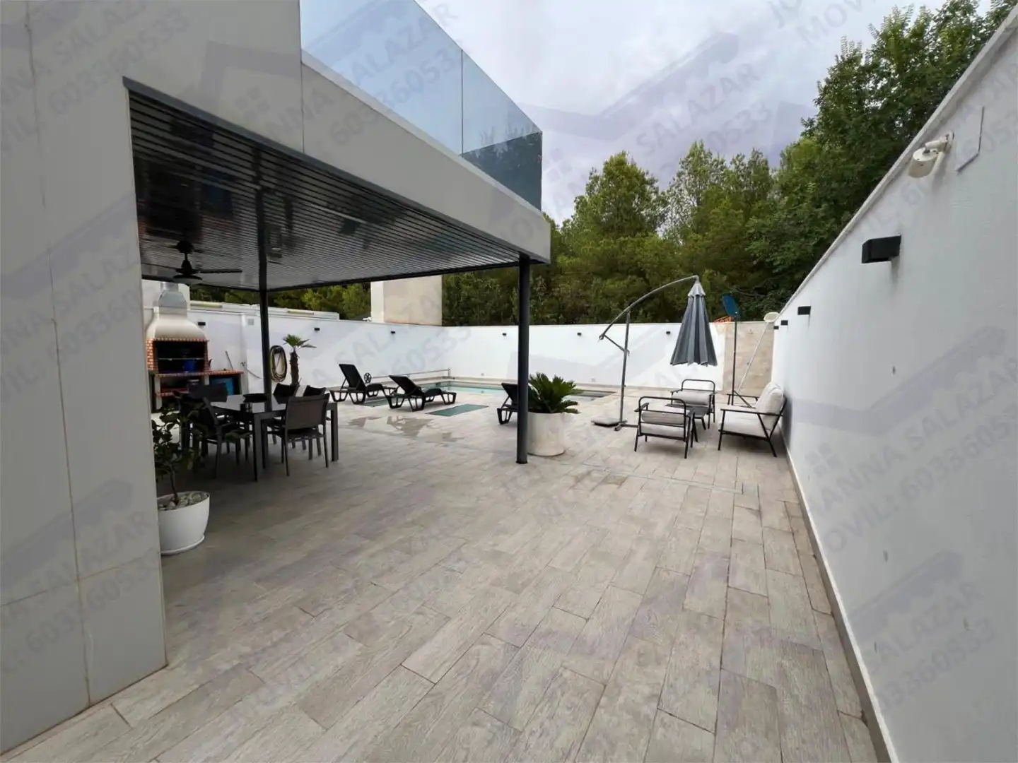 Terrace of Houses for sale in  Albacete Capital  with Terrace, Swimming Pool and Balcony