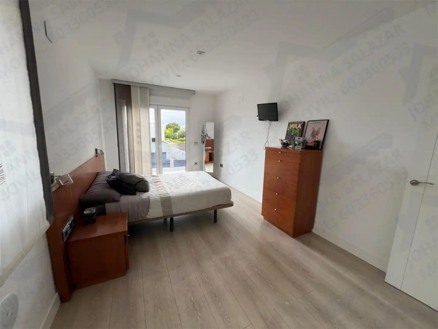 Bedroom of Houses for sale in  Albacete Capital  with Terrace, Swimming Pool and Balcony