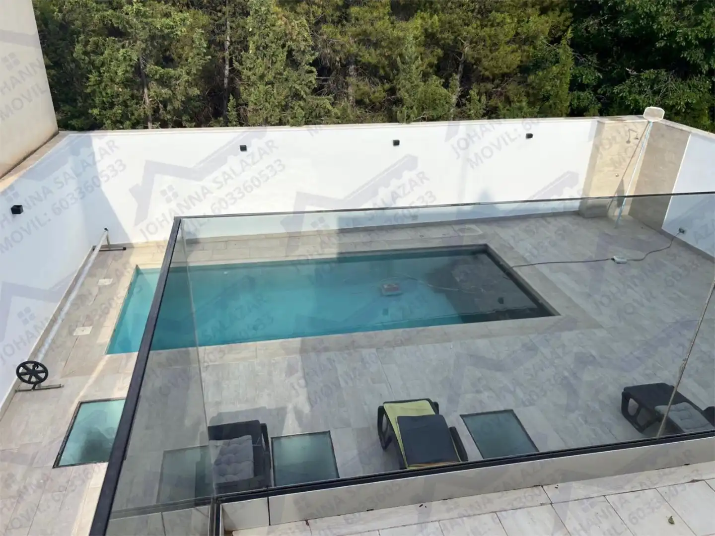 Swimming pool of Houses for sale in  Albacete Capital  with Terrace, Swimming Pool and Balcony