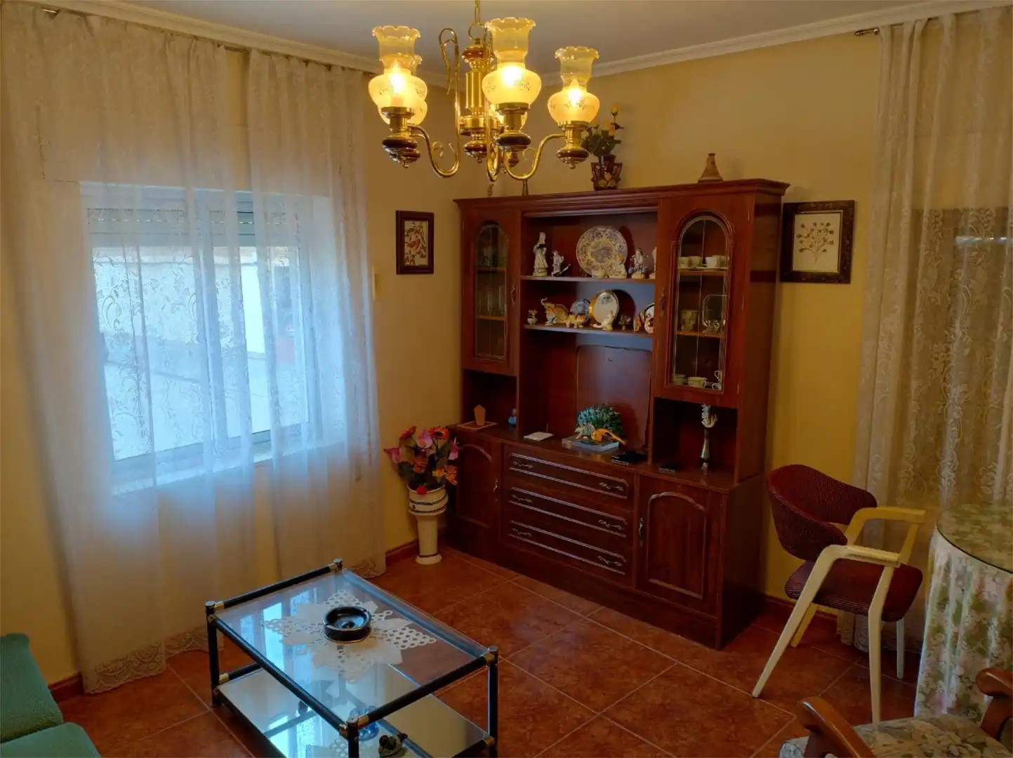 Sala de estar de Piso en venta en Villalpando con Terraza, Amueblado y Lavadora