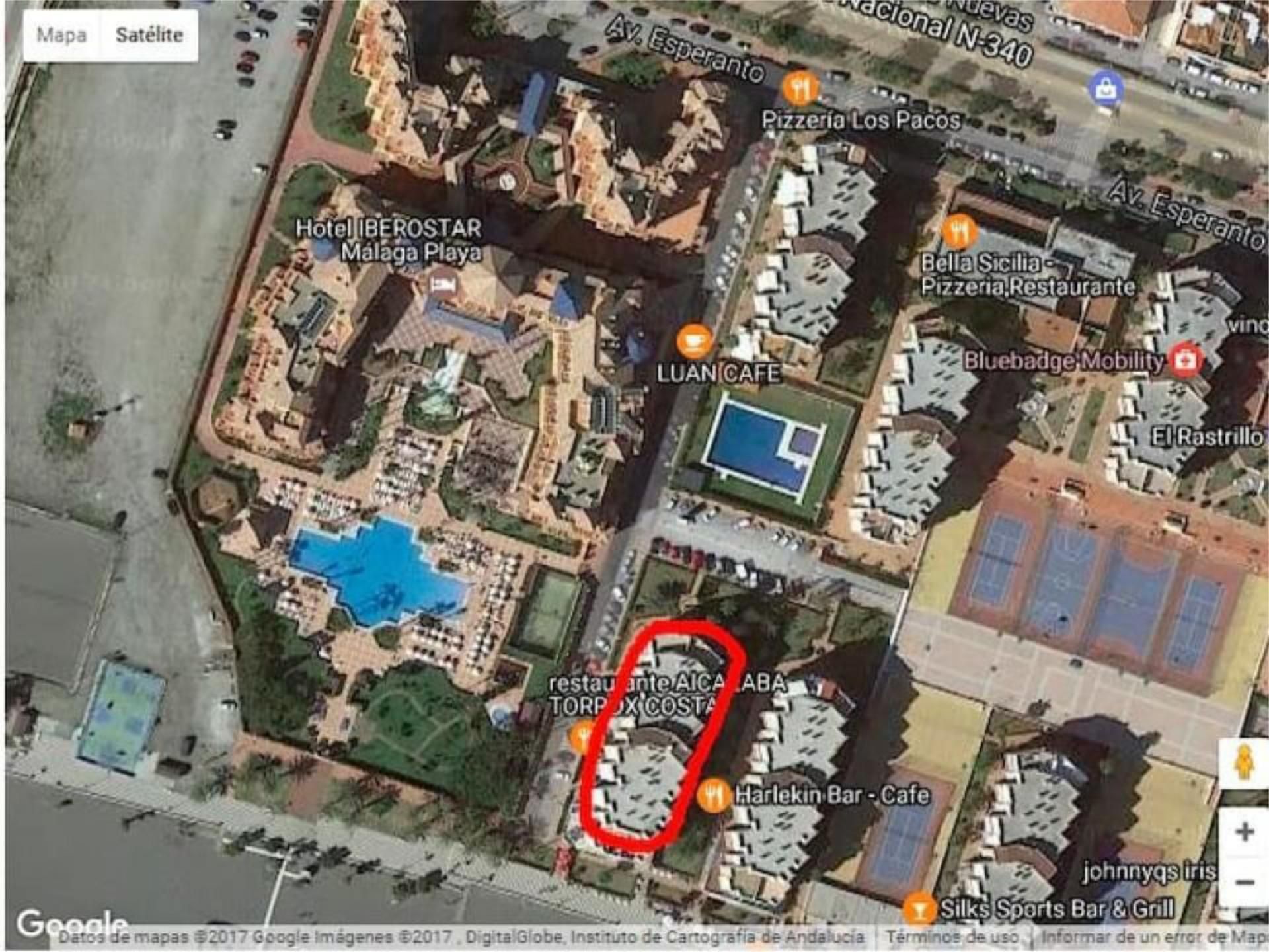 Exterior view of Flat for sale in Torrox  with Air Conditioner, Terrace and Swimming Pool