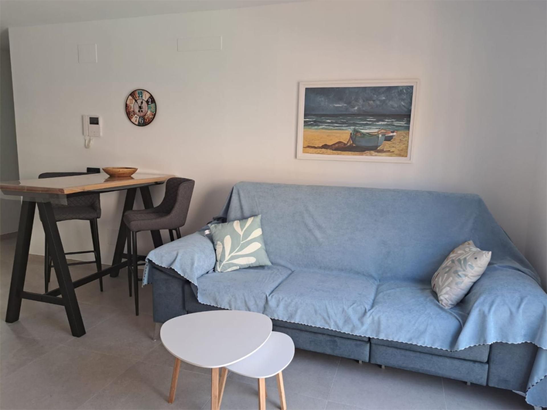 Living room of Flat to rent in Las Palmas de Gran Canaria  with Furnished, Balcony and Video intercom