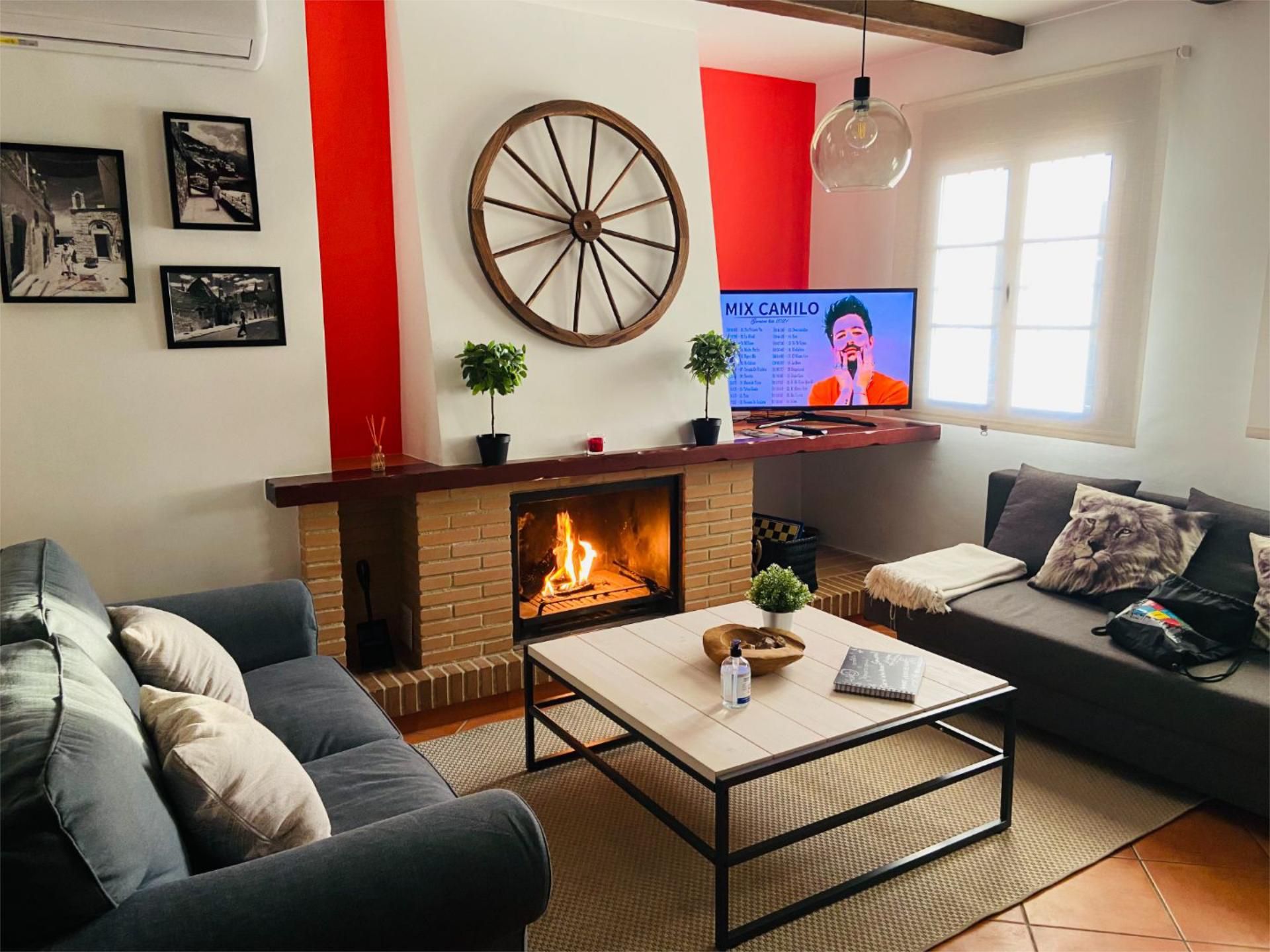 Sala de estar de Piso de alquiler en El Bosque con Aire acondicionado, Calefacción y Terraza