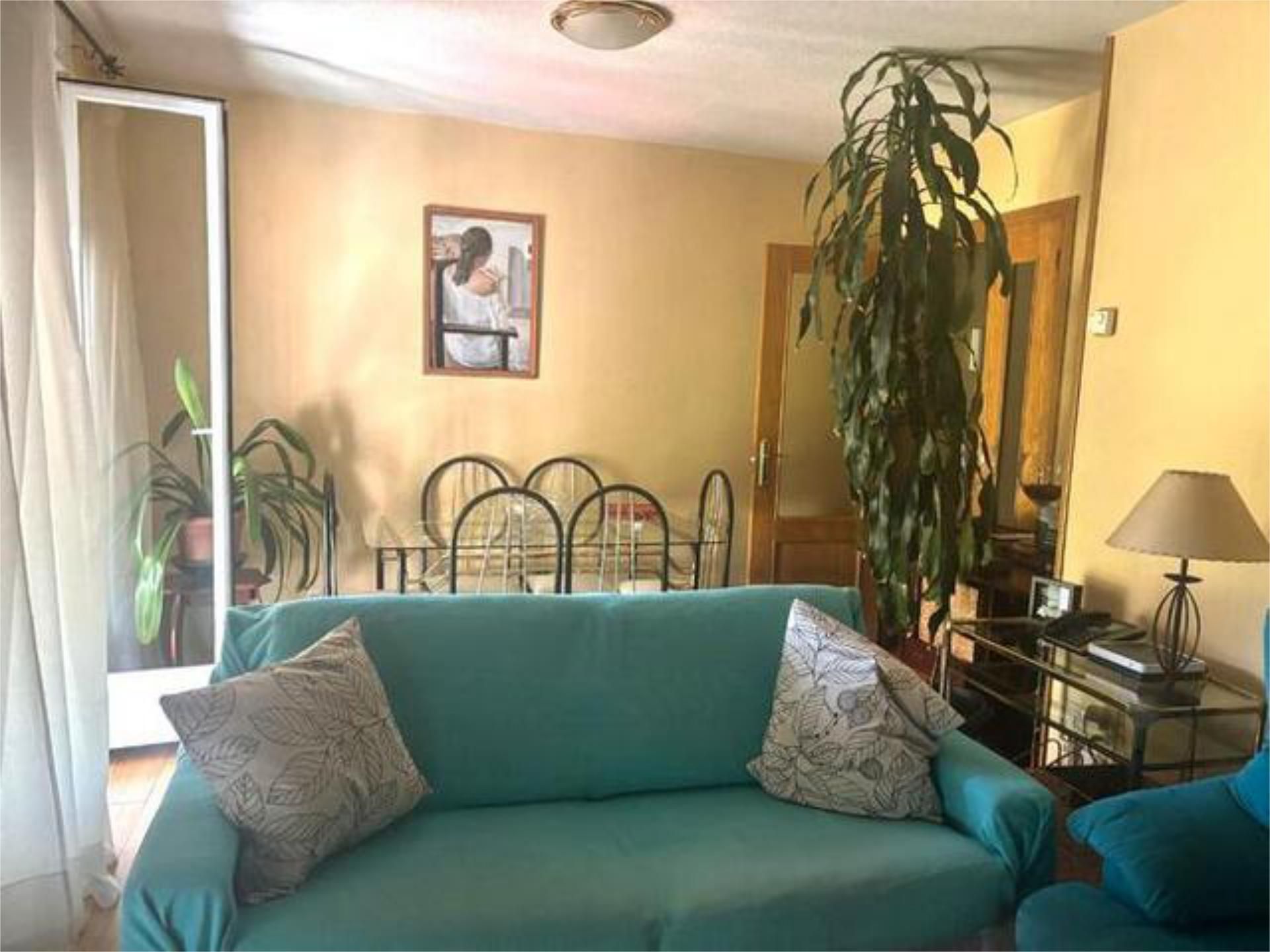 Living room of Flat for sale in  Madrid Capital  with Terrace and Furnished