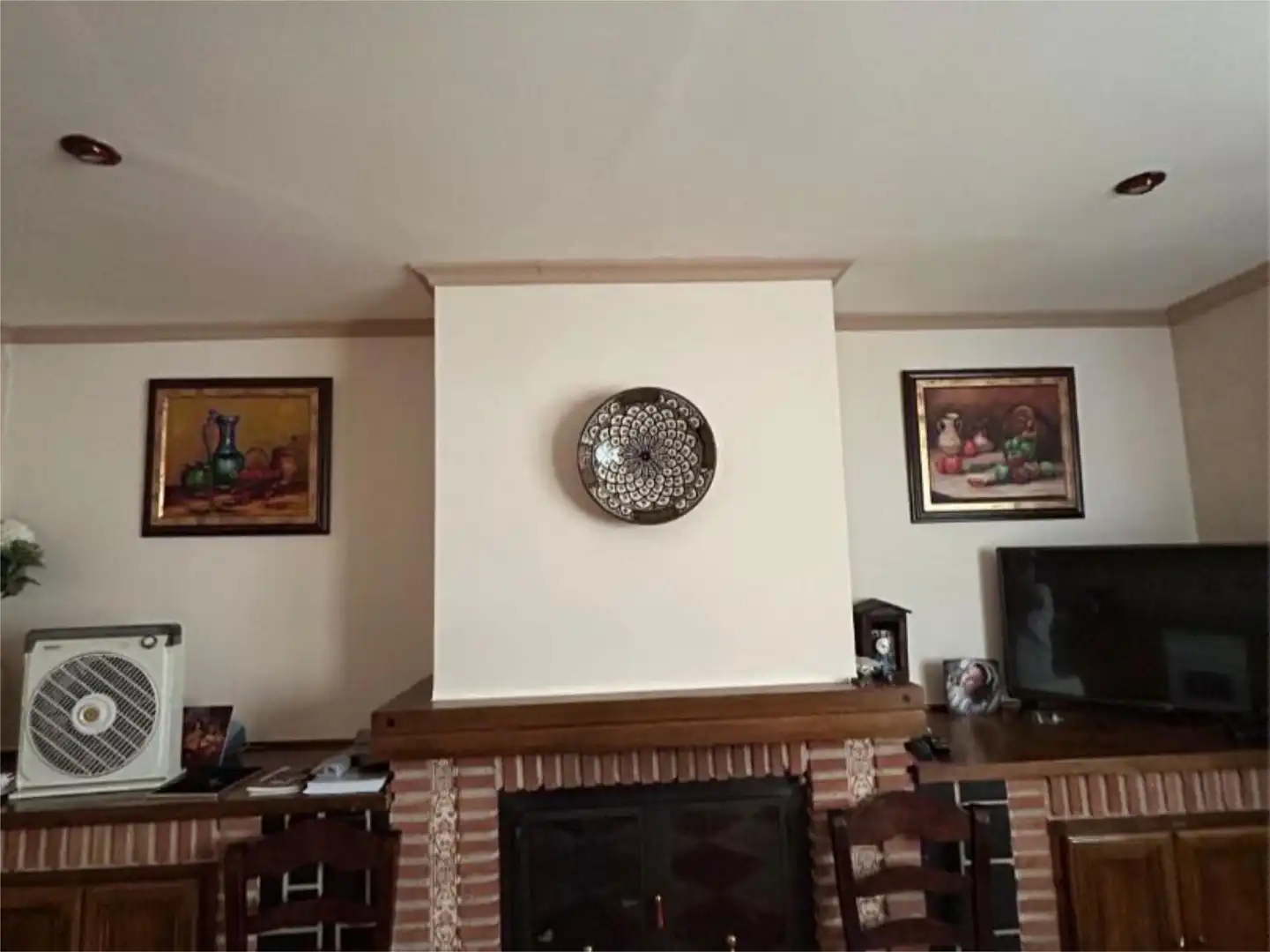 Wohnzimmer von Einfamilien-Reihenhaus zum Verkauf in Valdepeñas de Jaén mit Klimaanlage, Heizung und Terrasse