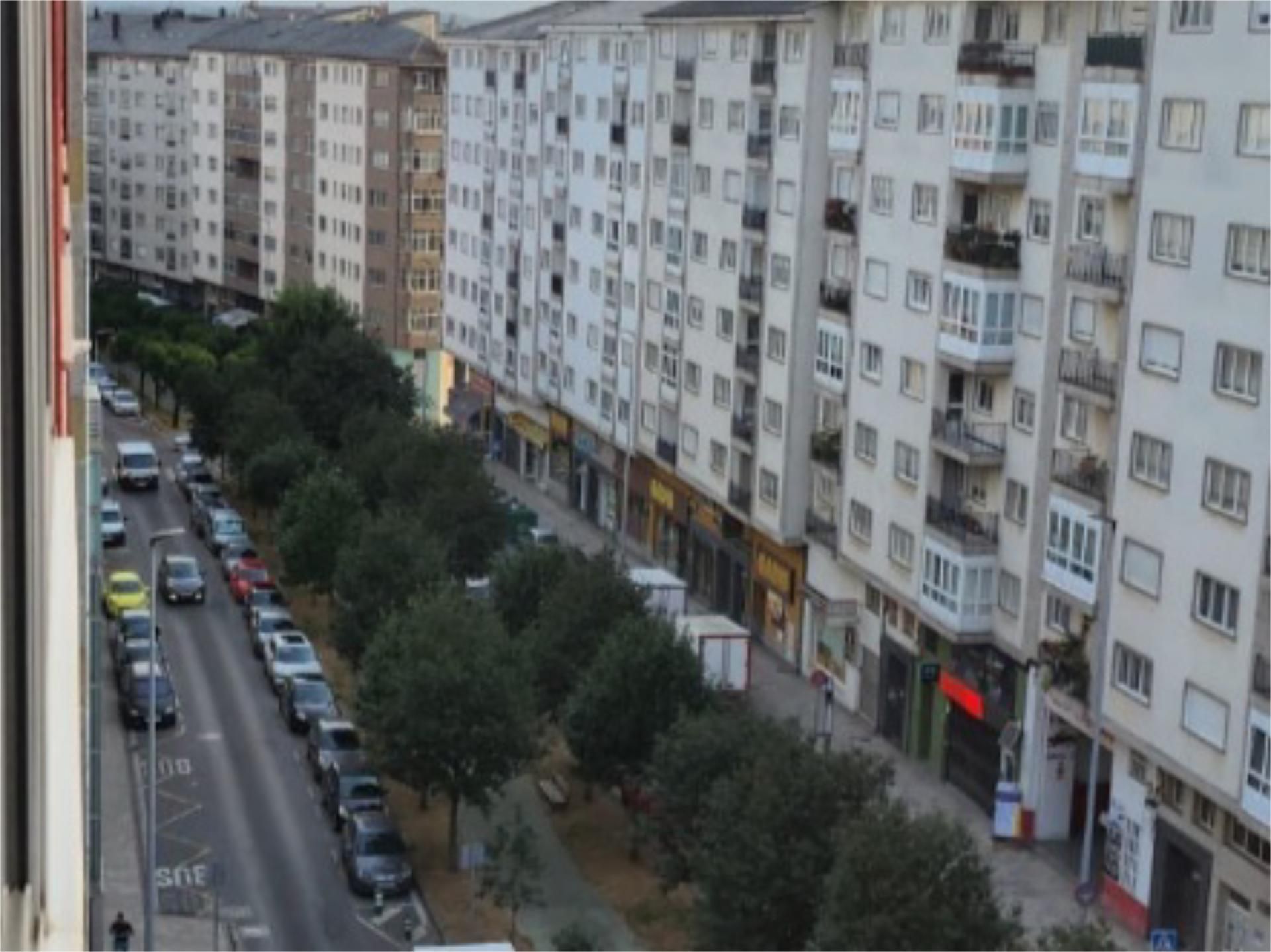 Vista exterior de Pis de lloguer en Lugo Capital amb Calefacció i Moblat