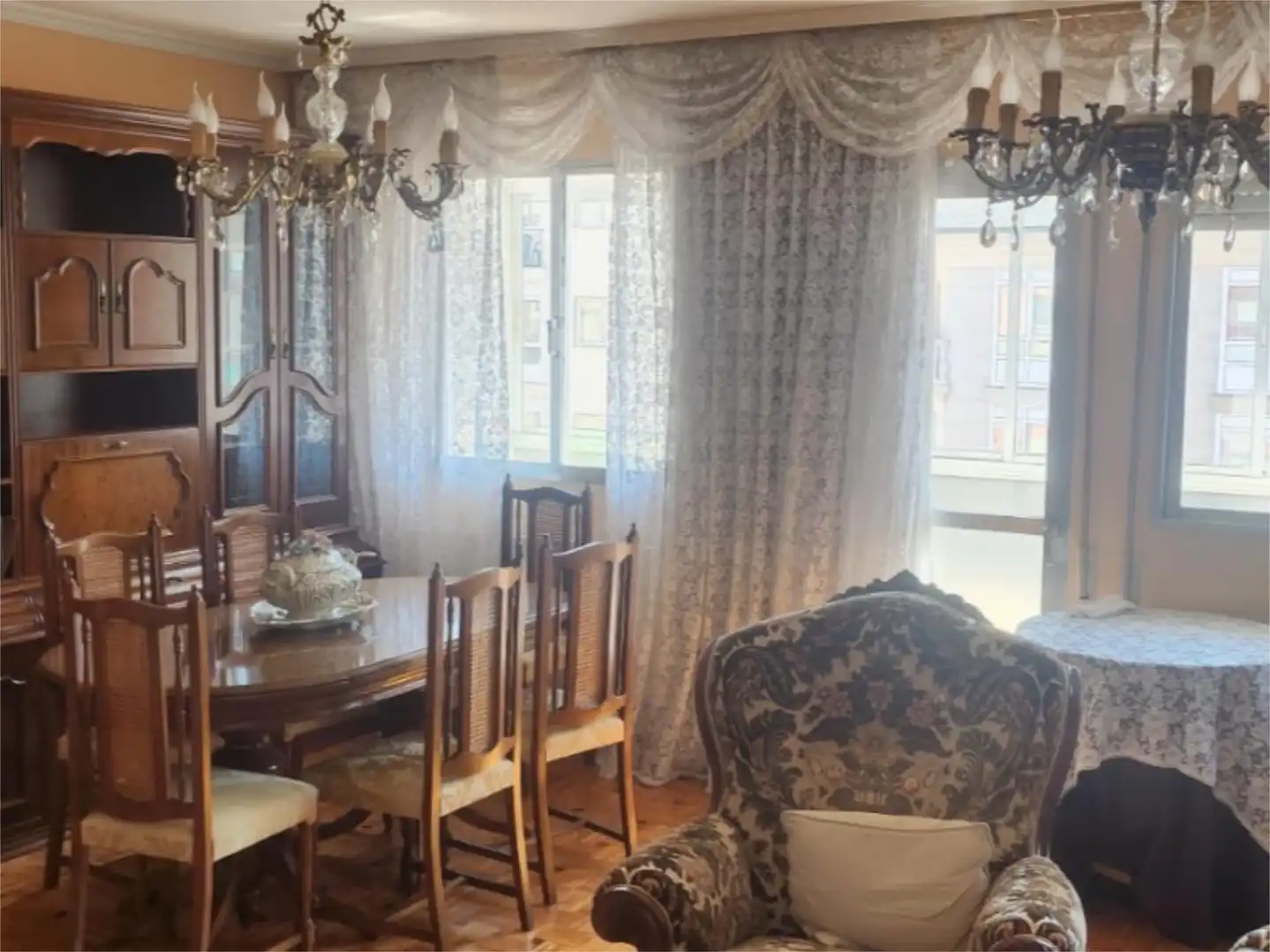 Flat for rent in Ronda das Fontiñas, 142, San Roque - As Fontiñas Dining room of Flat for rent in Lugo with Heating and Furnished