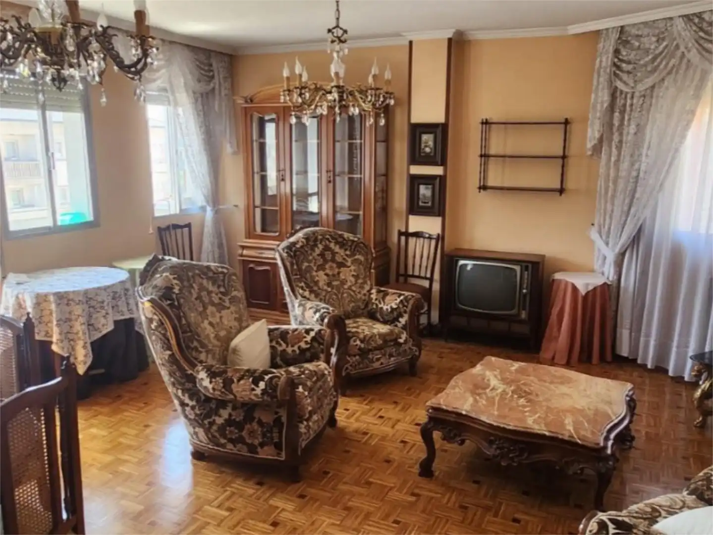 Flat for rent in Ronda das Fontiñas, 142, San Roque - As Fontiñas Living room of Flat for rent in Lugo with Heating and Furnished