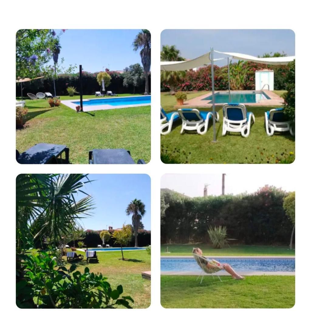 Jardí de Pis de lloguer en Conil de la Frontera amb Aire condicionat i Terrassa