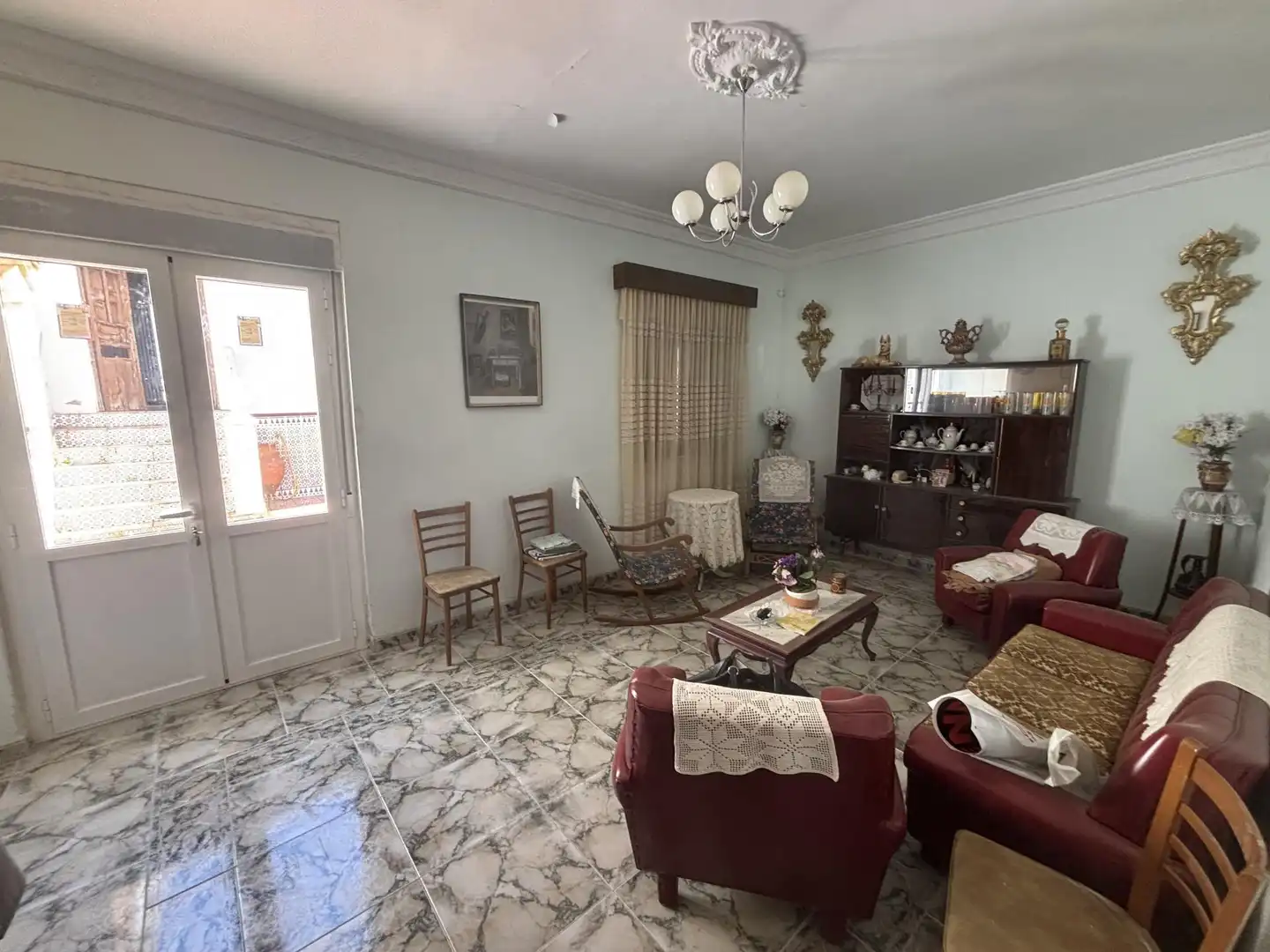 Casa adosada en venta en Calle Extremadura, 5, Valle de la Serena Sala de estar de Casa adosada en venta en Valle de la Serena con Terraza, Amueblado y Balcón