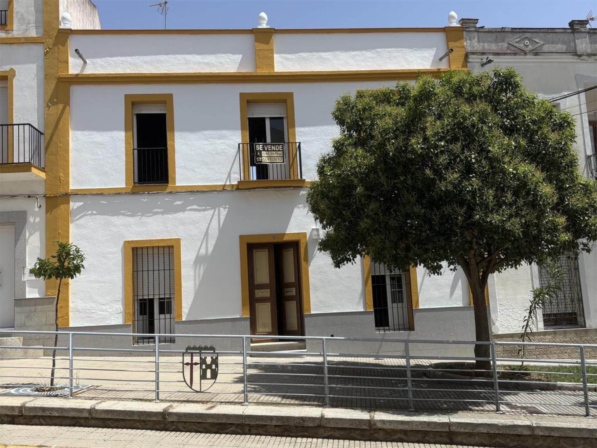 Vista exterior de Casa adosada en venda en Valle de la Serena amb Terrassa, Moblat i Balcó