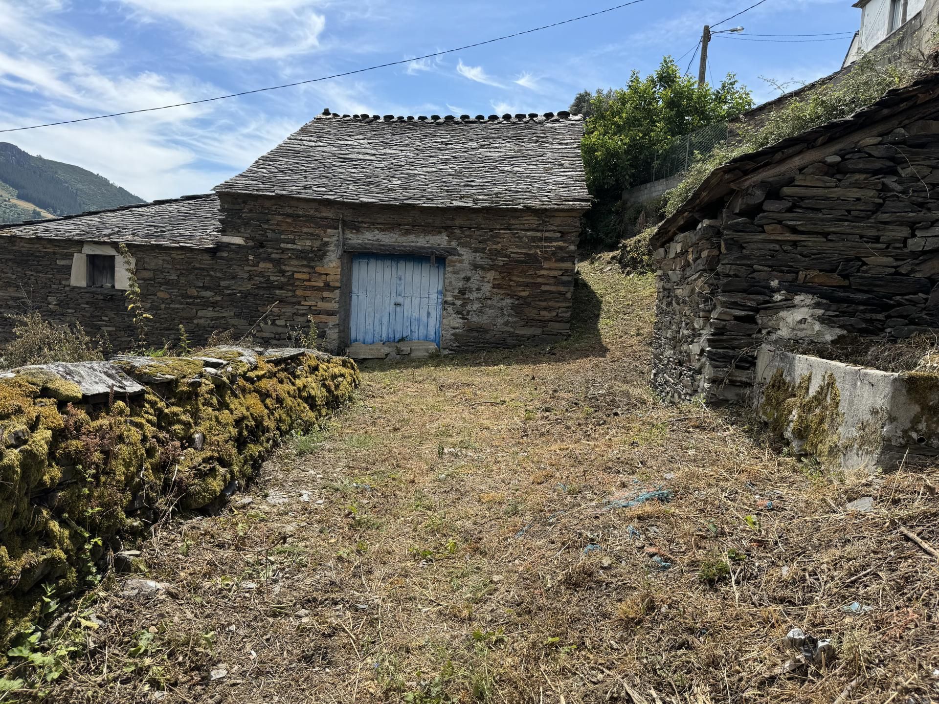 Vista exterior de Pis en venda en Negueira de Muñiz  amb Jardí privat