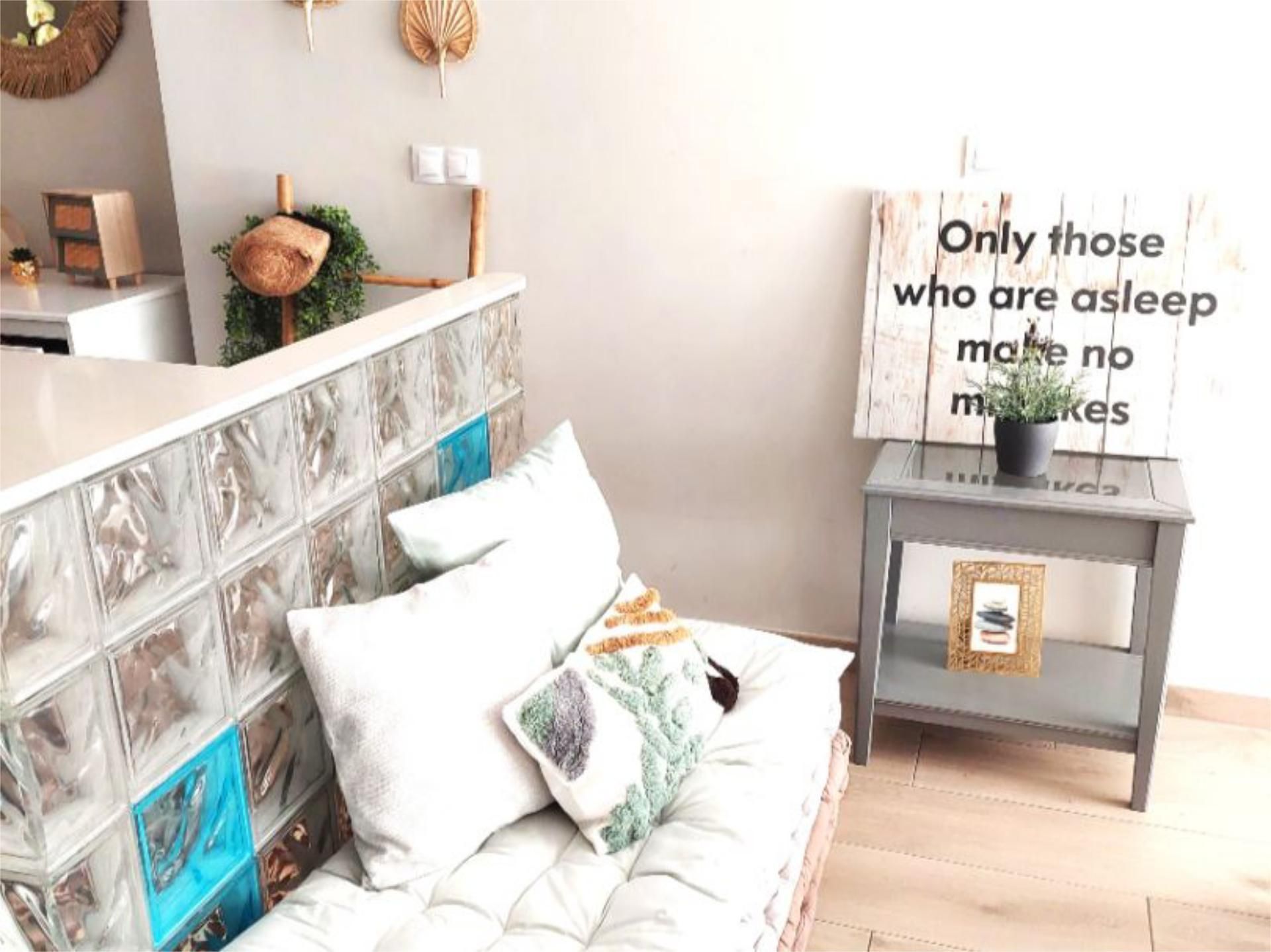 Dormitori de Apartament de lloguer en Castellón de la Plana / Castelló de la Plana amb Aire condicionat, Terrassa i Moblat