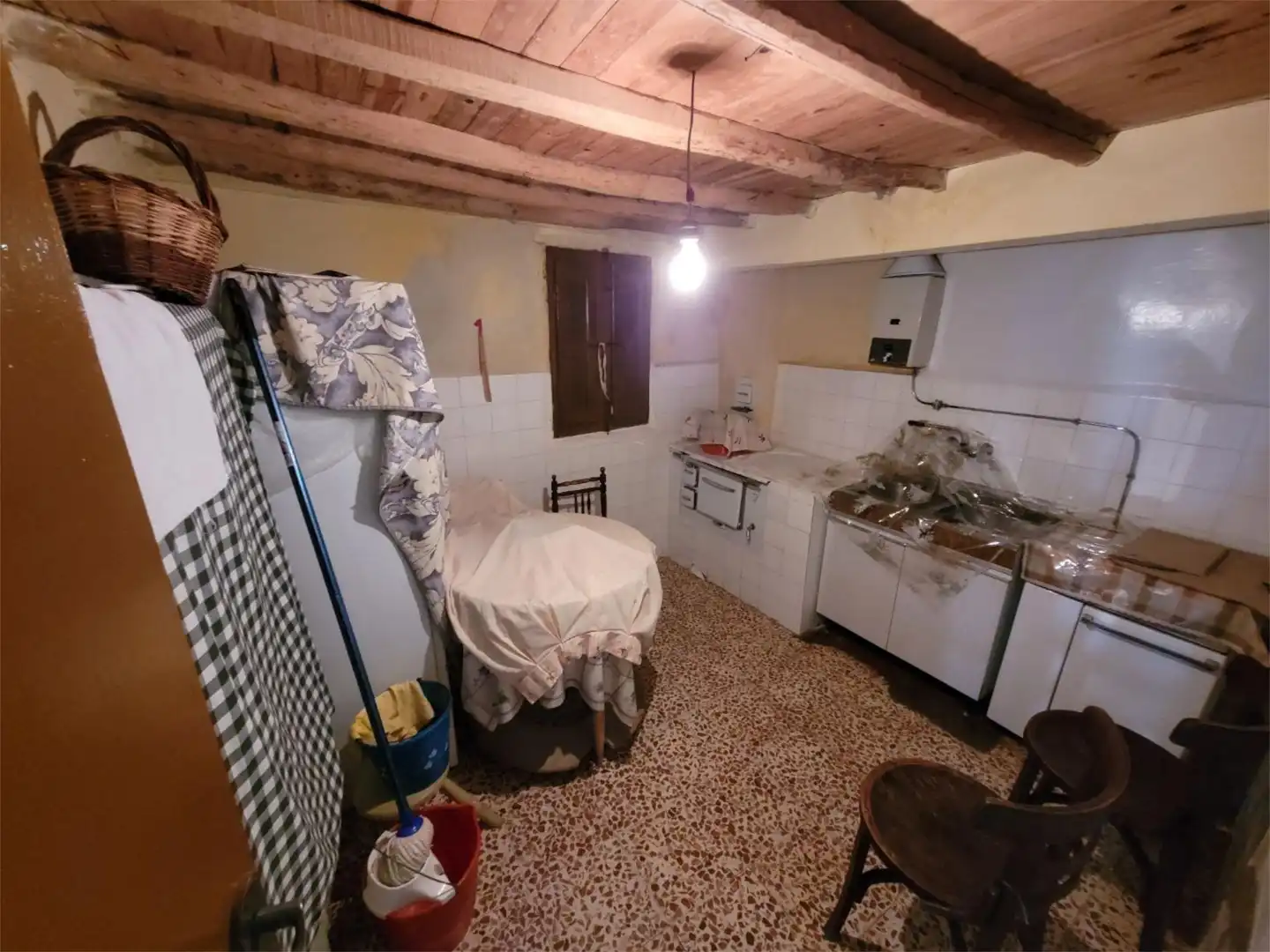 Finca rústica en venta en Calle Abajo, 2, Sanchotello Cocina de Finca rústica en venta en Sanchotello con Jardín privado y Amueblado