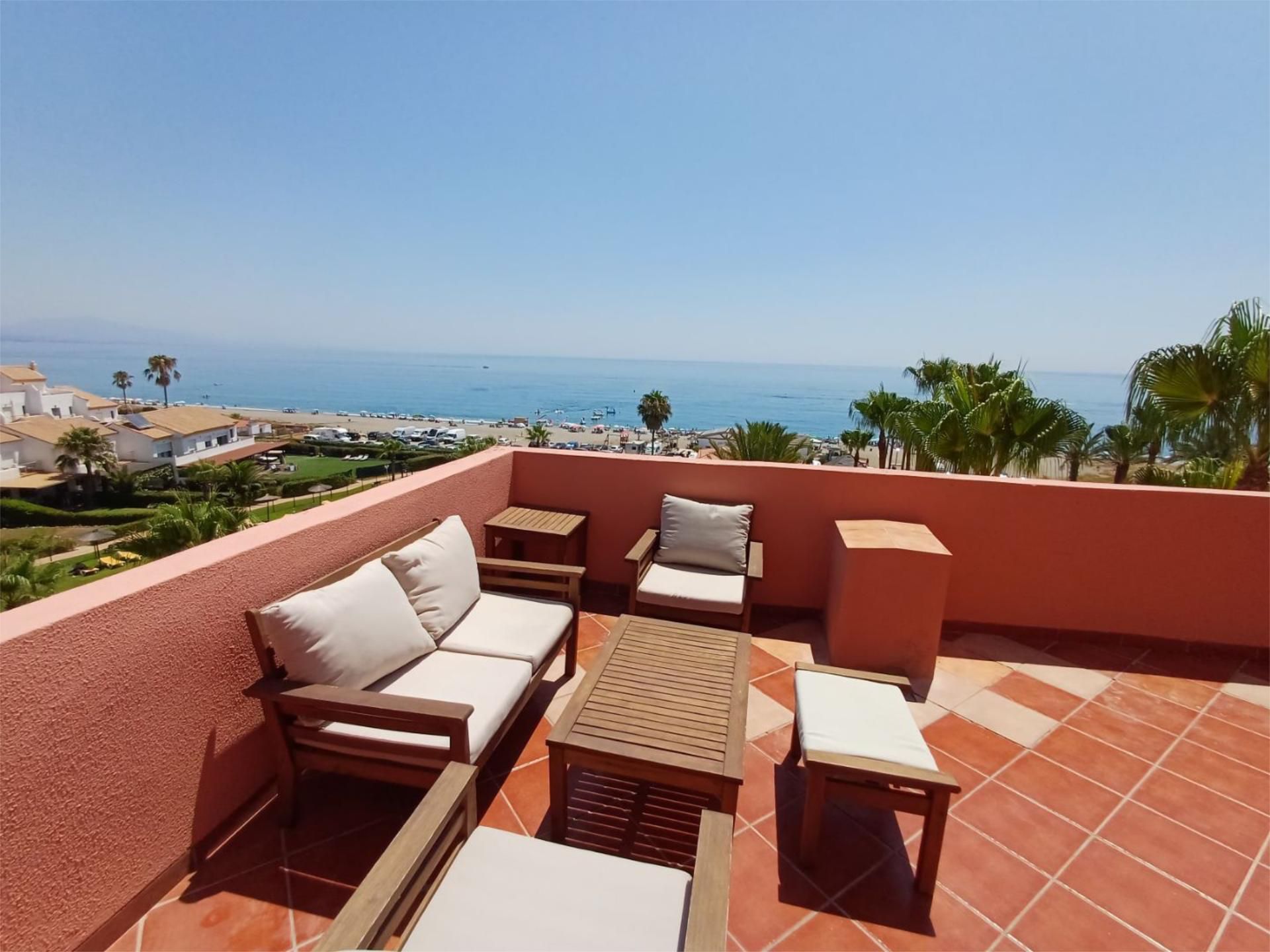 Terrace of Apartment to rent in Manilva  with Private garden, Terrace and Swimming Pool