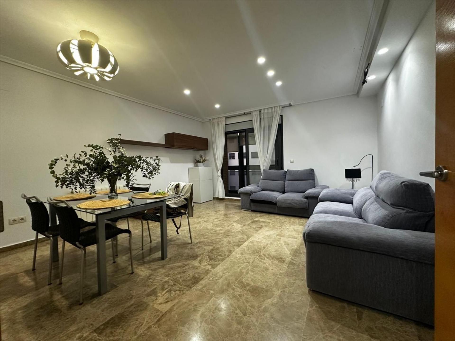 Living room of Flat to rent in Alicante / Alacant  with Air Conditioner, Heating and Private garden