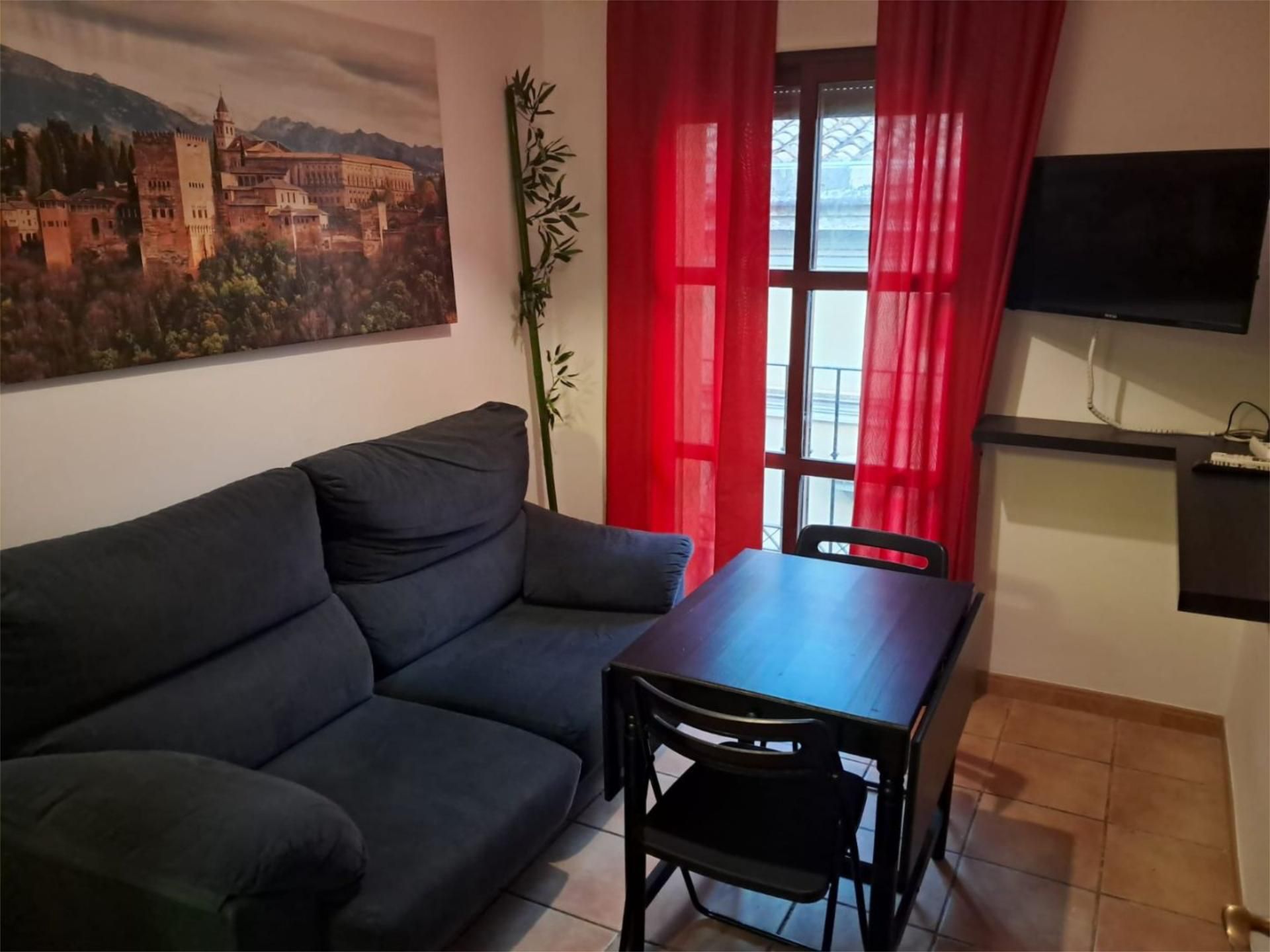 Sala d'estar de Pis de lloguer en  Granada Capital amb Aire condicionat, Calefacció i Moblat