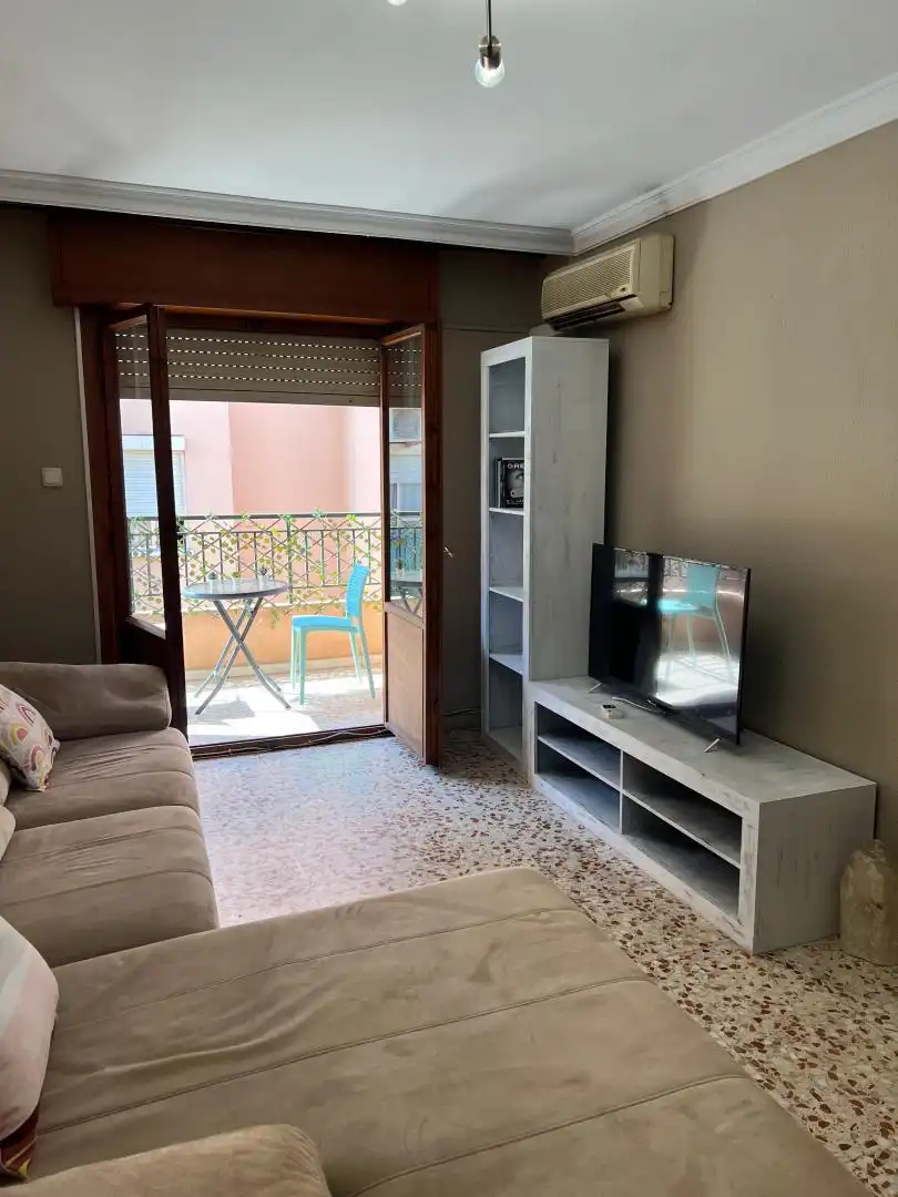 Schlafzimmer von Wohnung zur Miete in  Almería Capital mit Klimaanlage und Balkon