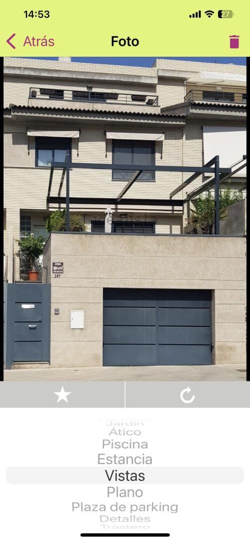 Exterior view of Single-family semi-detached for sale in  Granada Capital  with Air Conditioner, Terrace and Balcony
