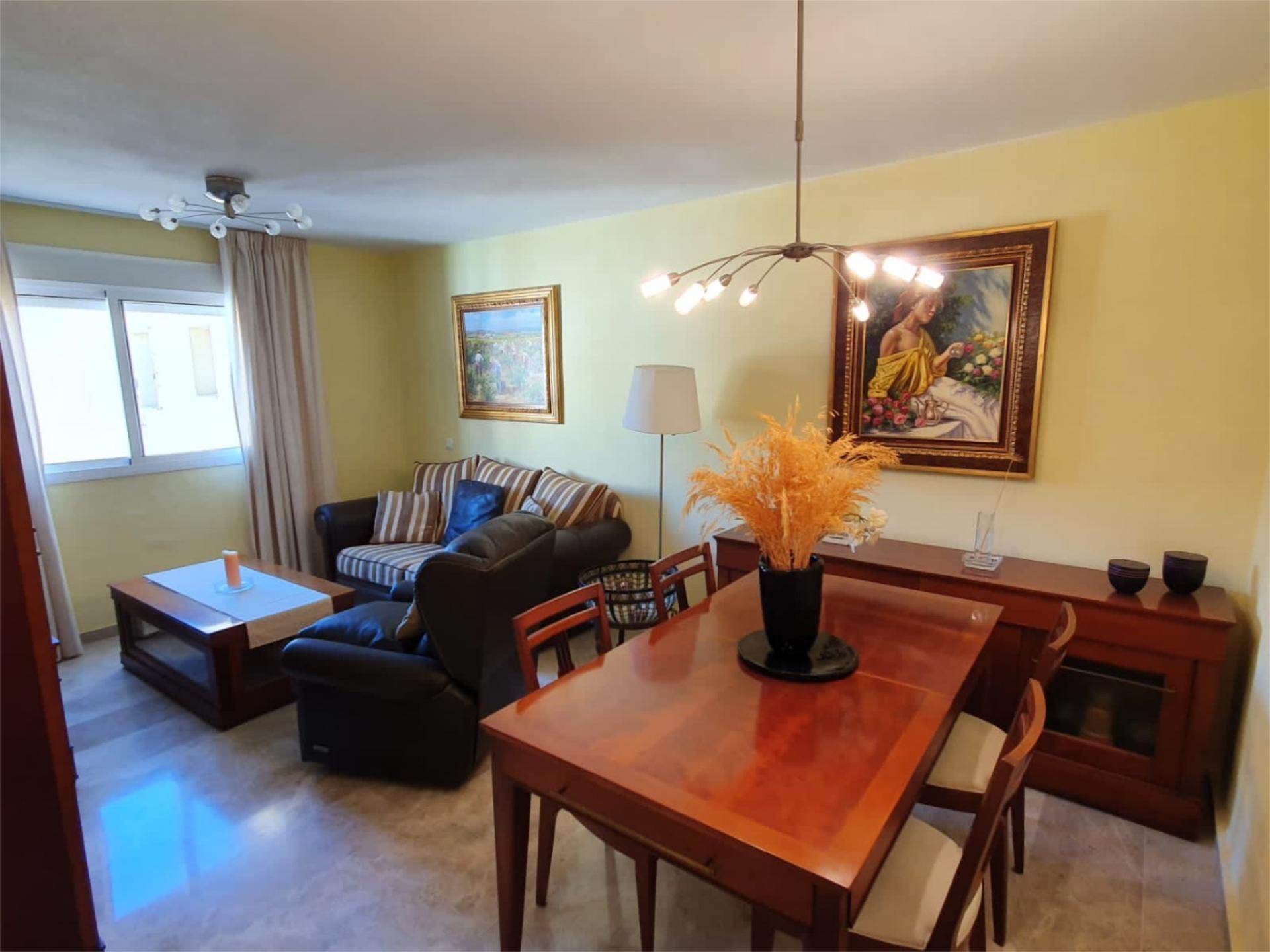 Living room of Flat for sale in Málaga Capital  with Air Conditioner, Heating and Furnished