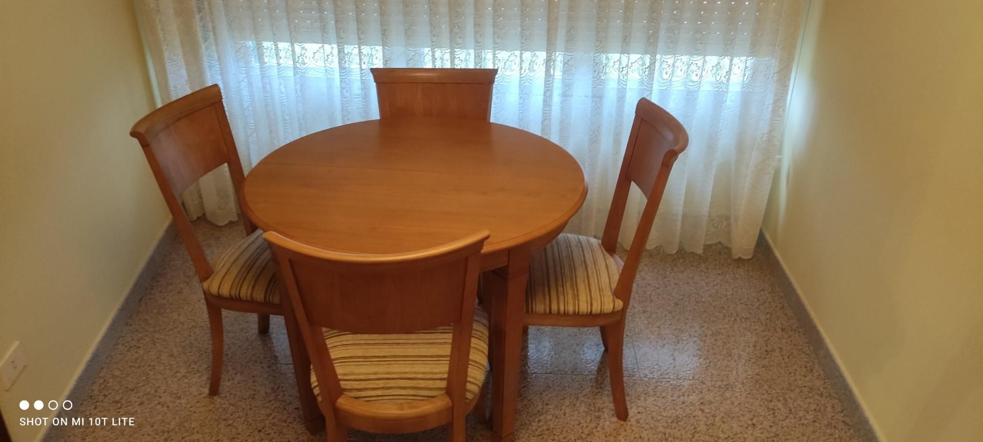 Dining room of Flat to rent in Vilalba  with Heating, Parquet flooring and Furnished