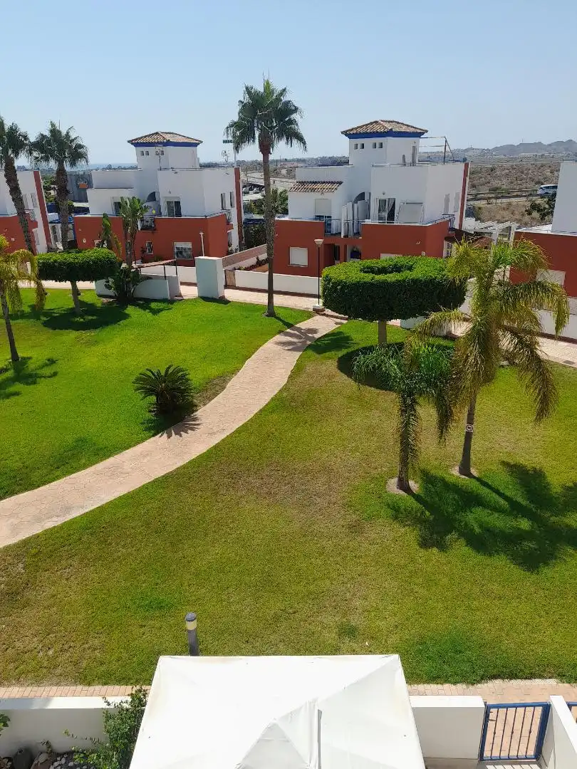 Garden of Duplexes for sale in Vera  with Air Conditioner, Terrace and Swimming Pool