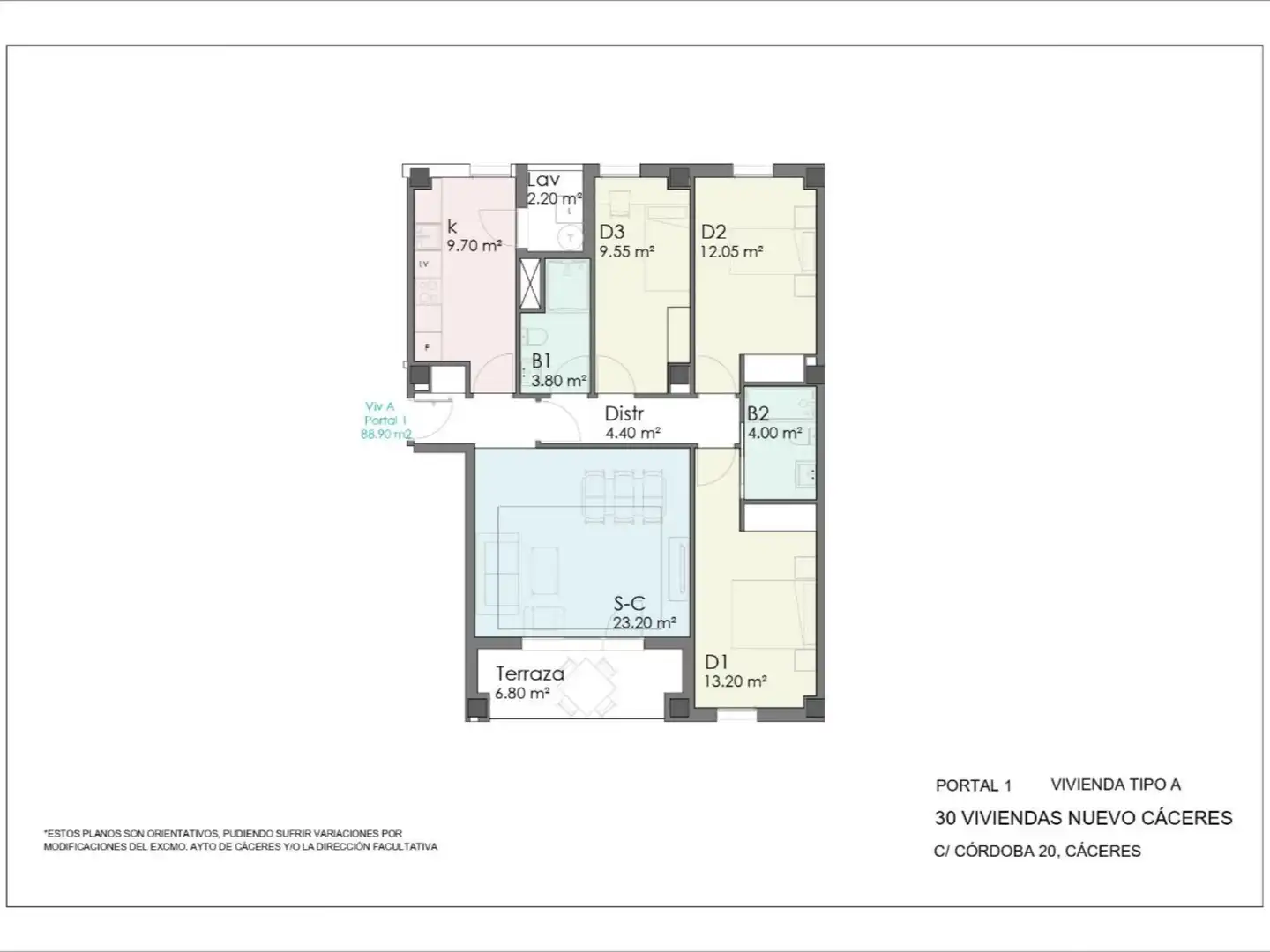 Flat for sale in Calle Córdoba, 20, Nuevo Cáceres Flat for sale in Cáceres with Storage room and Community parking