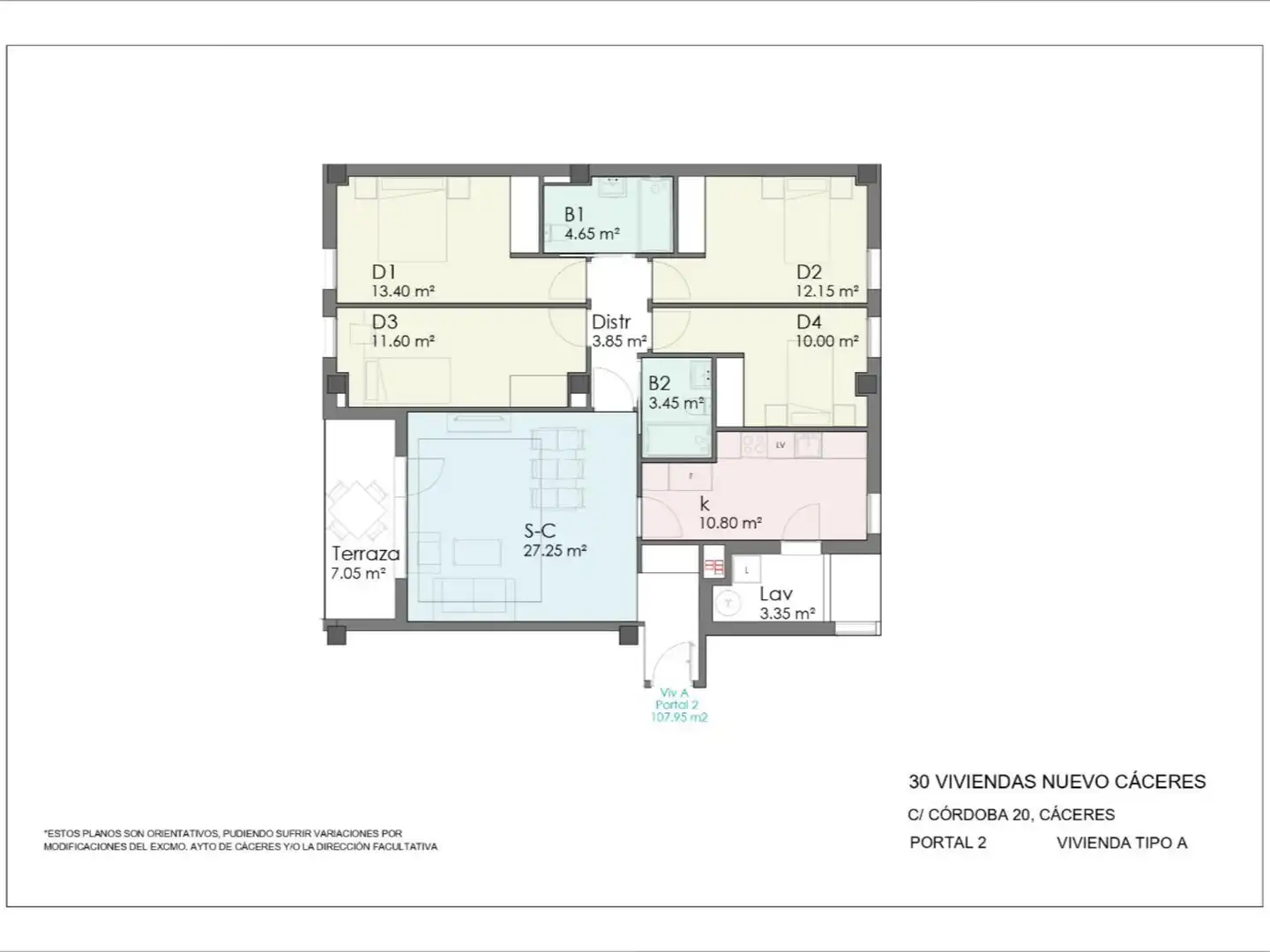Flat for sale in Calle Córdoba, 20, Nuevo Cáceres Flat for sale in Cáceres with Storage room and Community parking