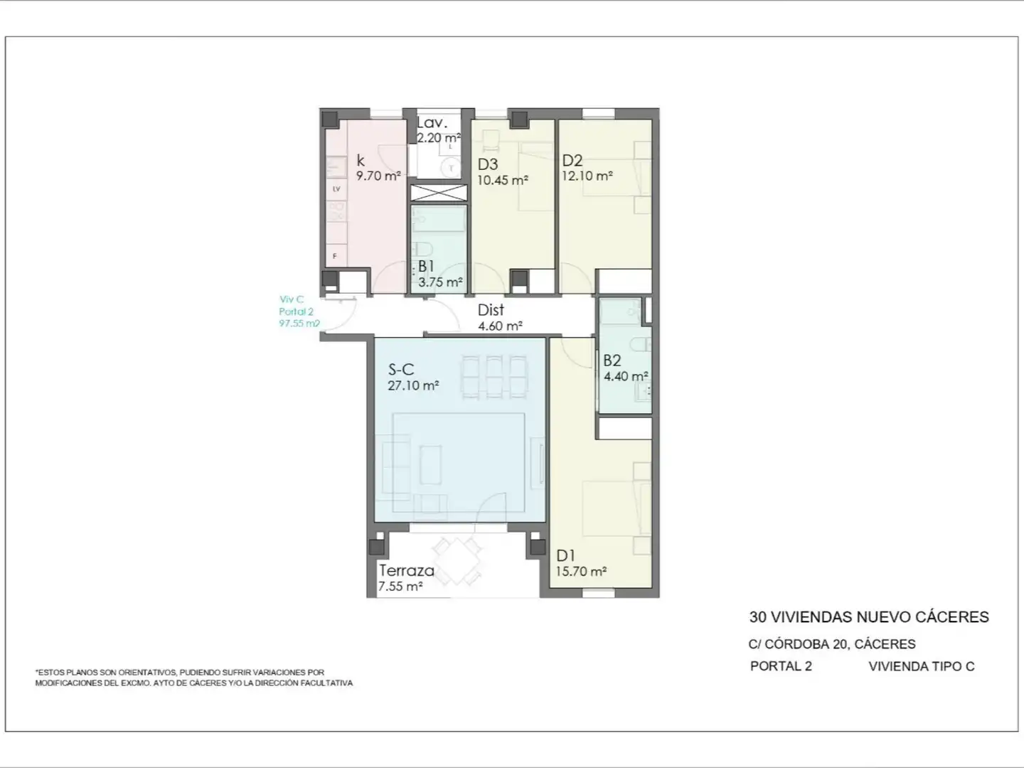 Flat for sale in Calle Córdoba, 20, Nuevo Cáceres Flat for sale in Cáceres with Storage room and Community parking