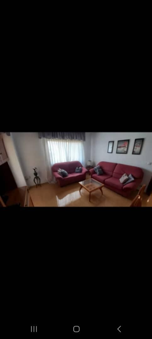Sala d'estar de Pis de lloguer en Alicante / Alacant amb Jardí privat, Parquet i Terrassa