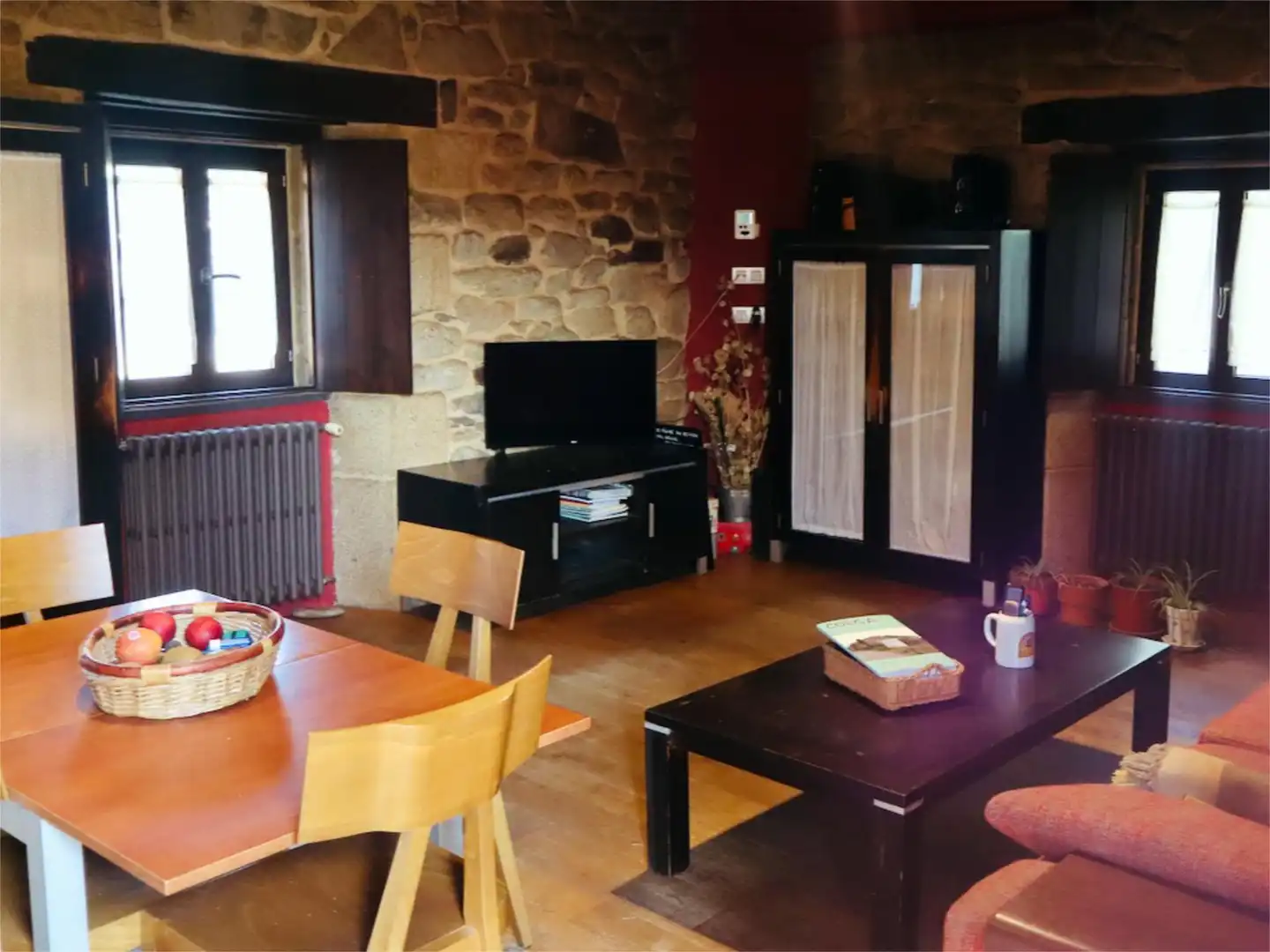 Living room of Flat for sale in Friol  with Heating, Private garden and Terrace