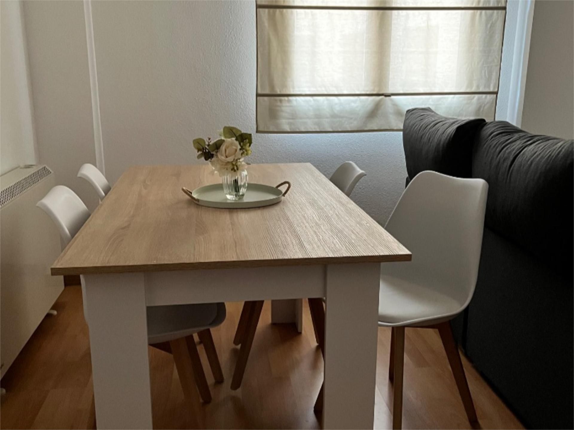 Dining room of Flat to rent in Espirdo  with Heating, Parquet flooring and Terrace