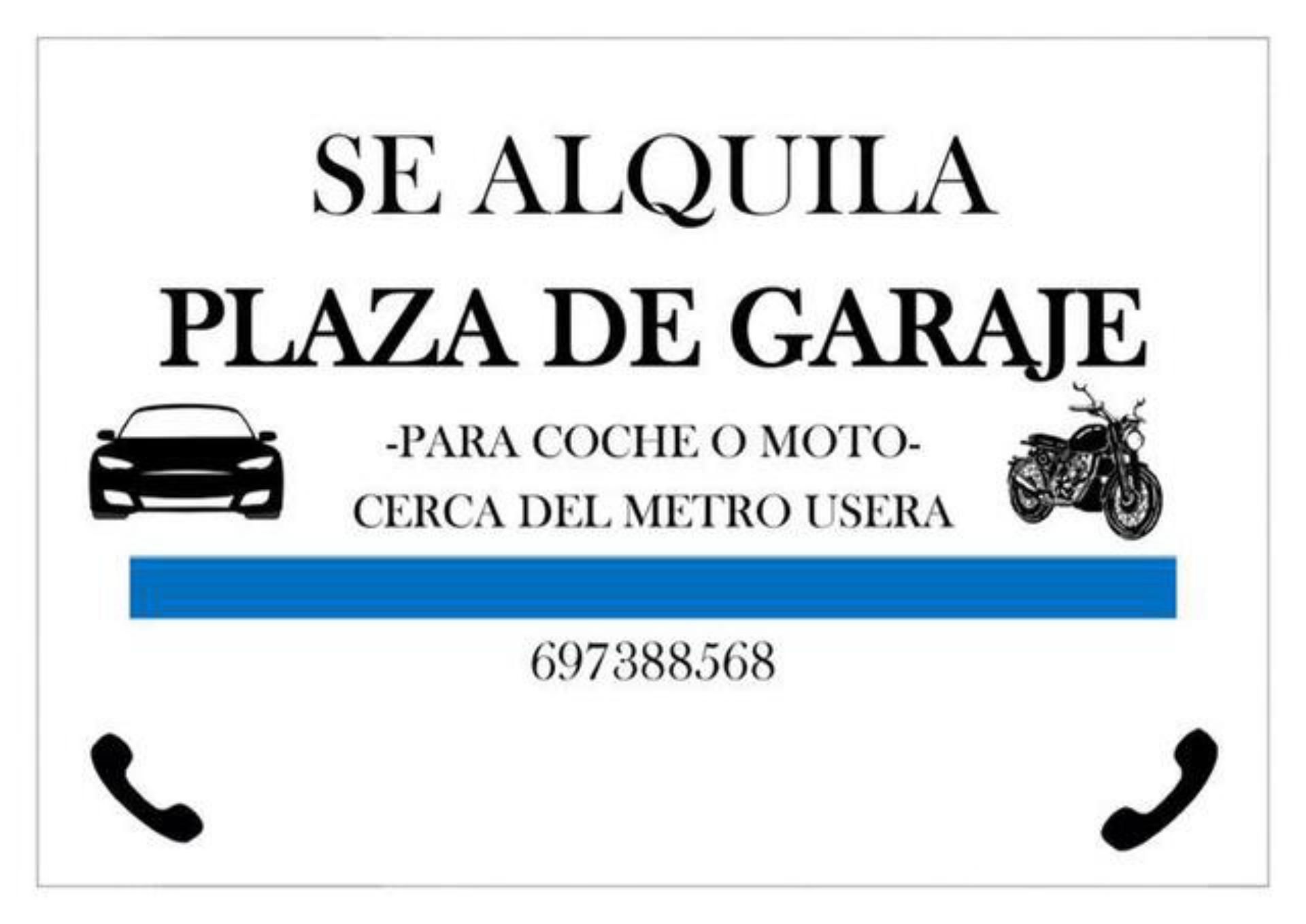 Aparcament de Garatge de lloguer en  Madrid Capital