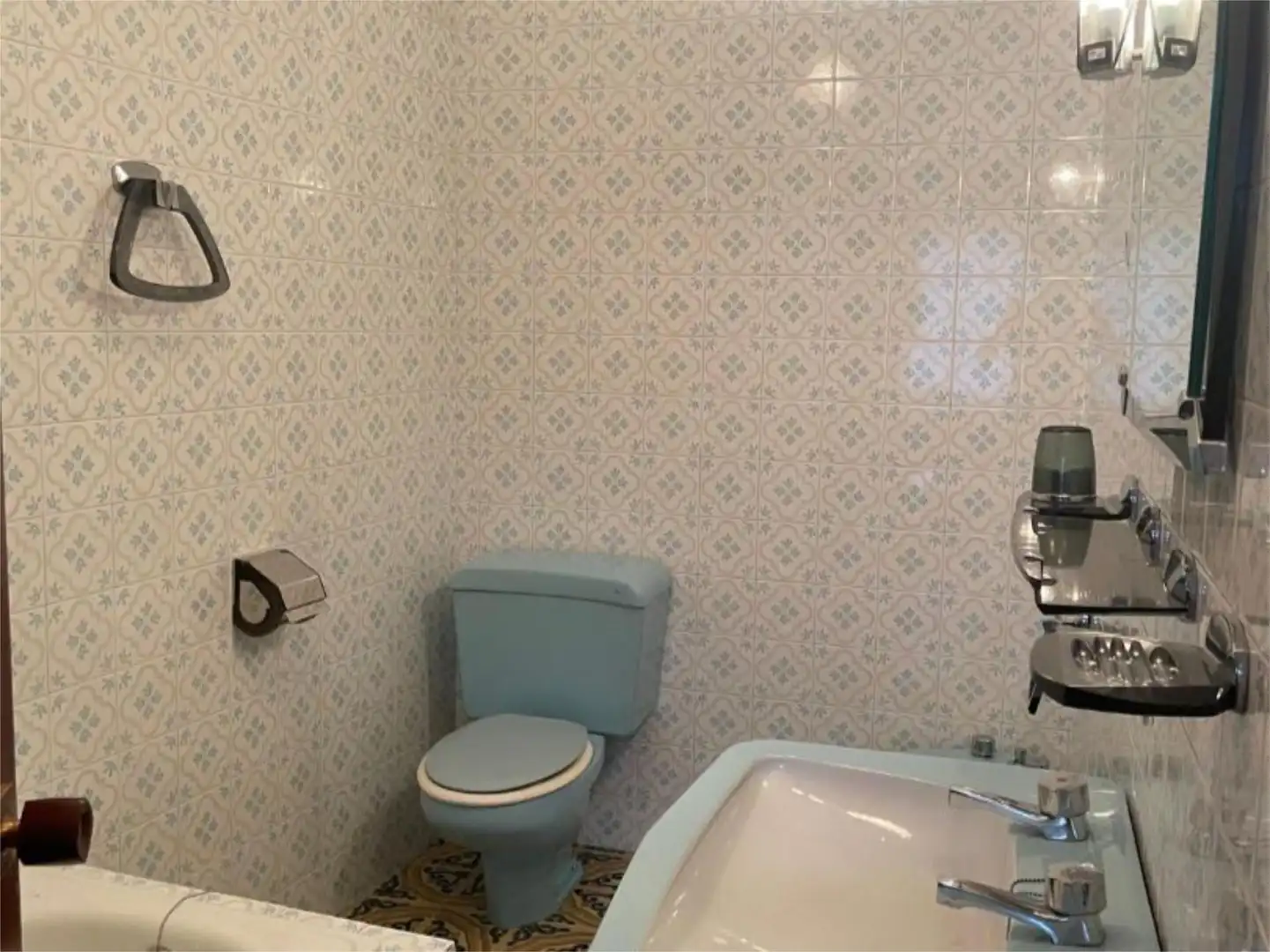 Badezimmer von Wohnung zum Verkauf in Ponteceso mit Terrasse, Möbliert und Balkon